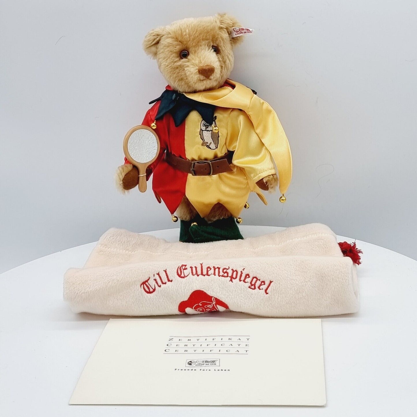 Steiff Harlekin Till Eulenspiegel 670626 limitiert 1500 28cm Mohair