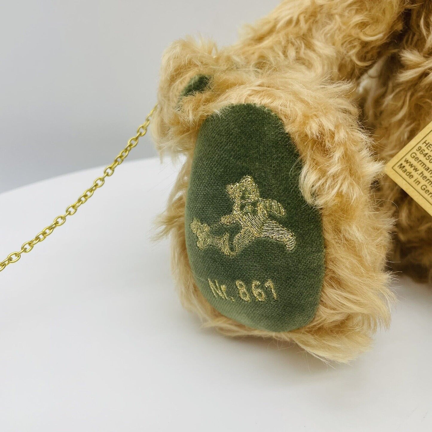Hermann Coburg Teddybär Max and Foxl limitiert 1500 blondes Mohair