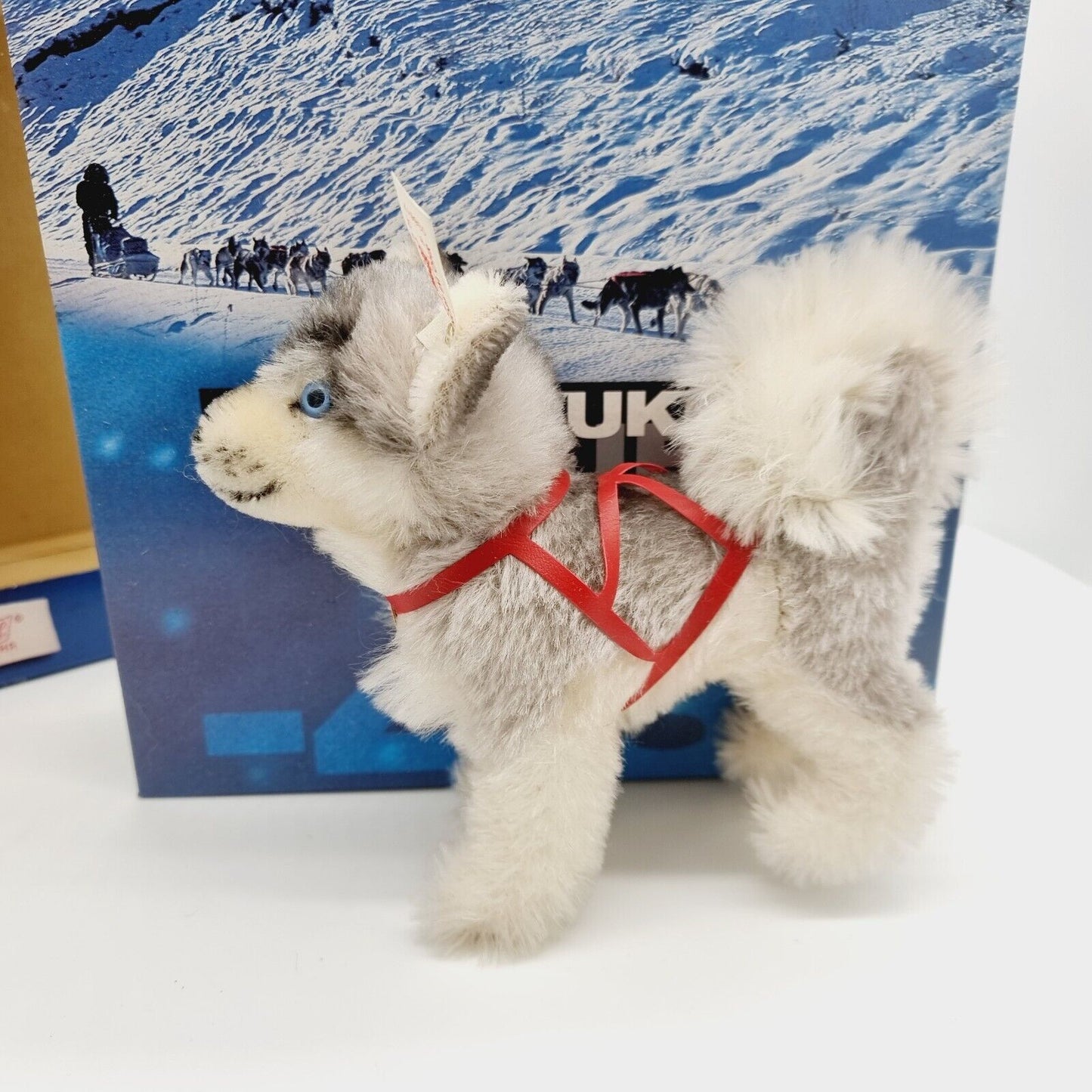 Steiff 038617 Fulda Set Edition 1998 Teil 1 Husky Schlitten Set Husky 15 cm