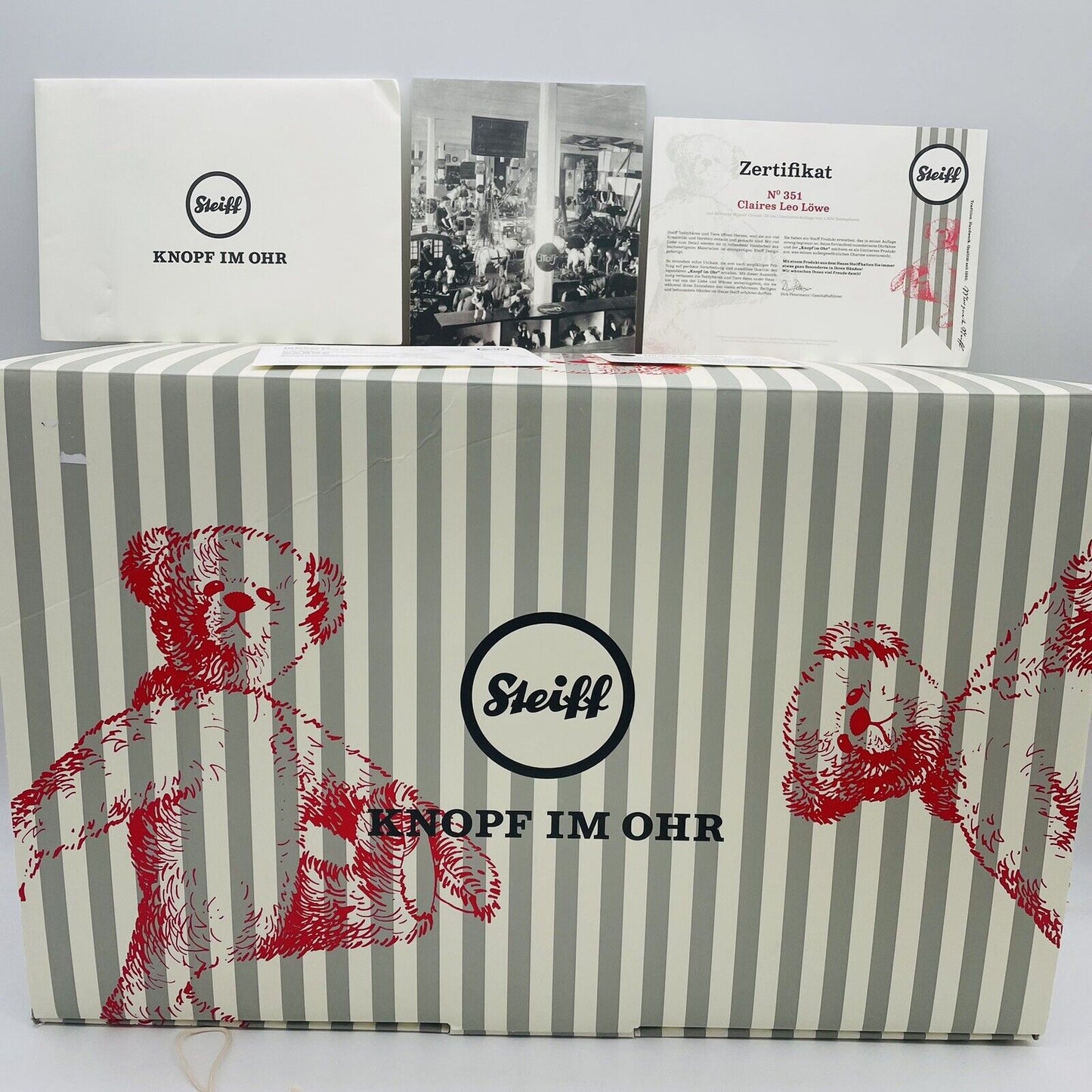 Steiff Claire s Leo Löwe 006210 38cm limitert auf 1000 Stück