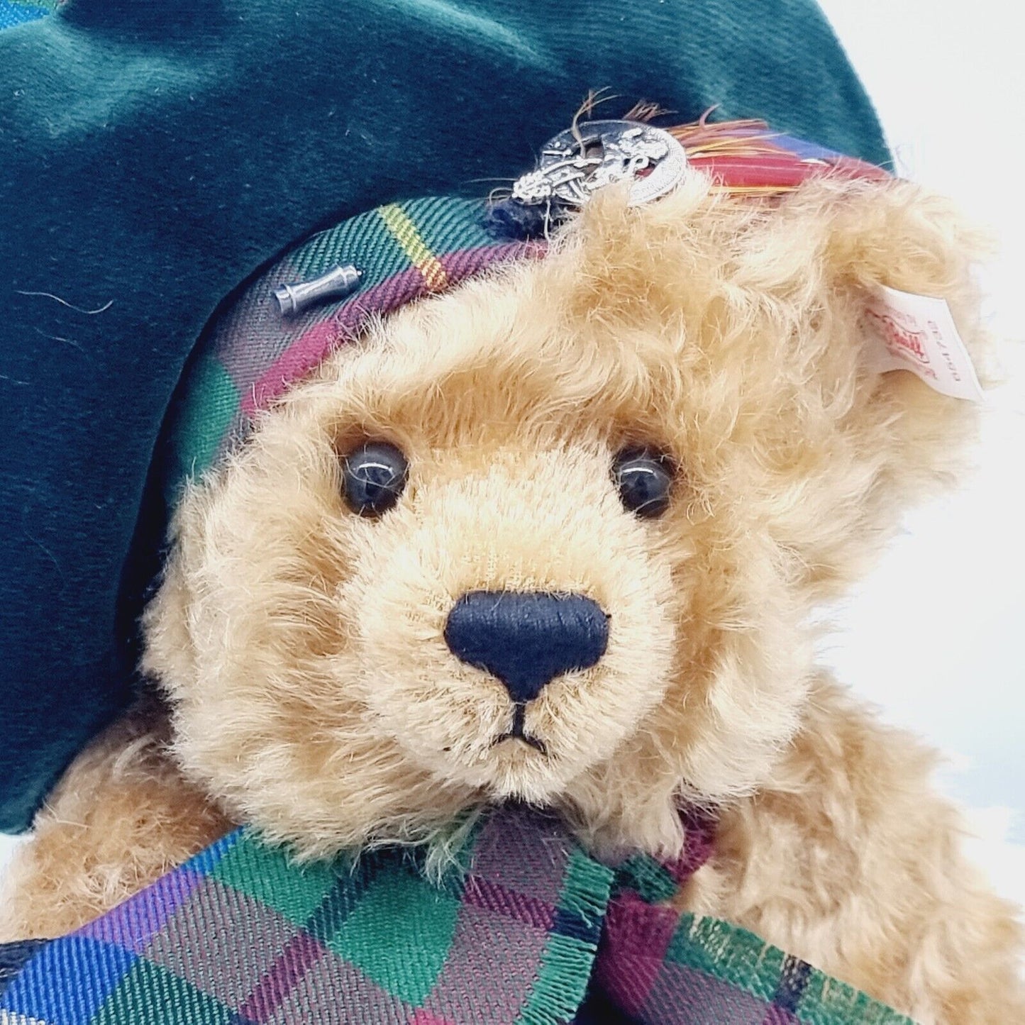 Steiff 654732 Scottish Bear blond 30 cm Jahr 1999 limitiert 3000 Great Britain