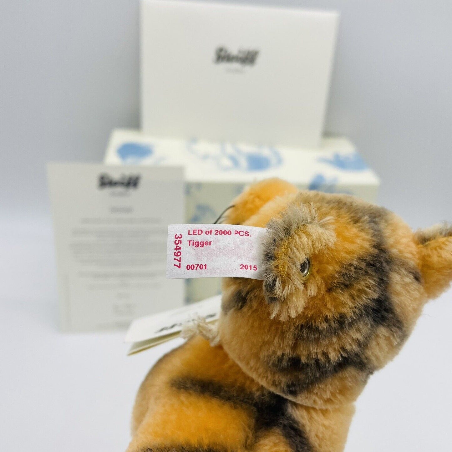 Steiff Tigger 354977 19cm limitiert 2000 Winnie Pooh Christopher Robin aus 2015