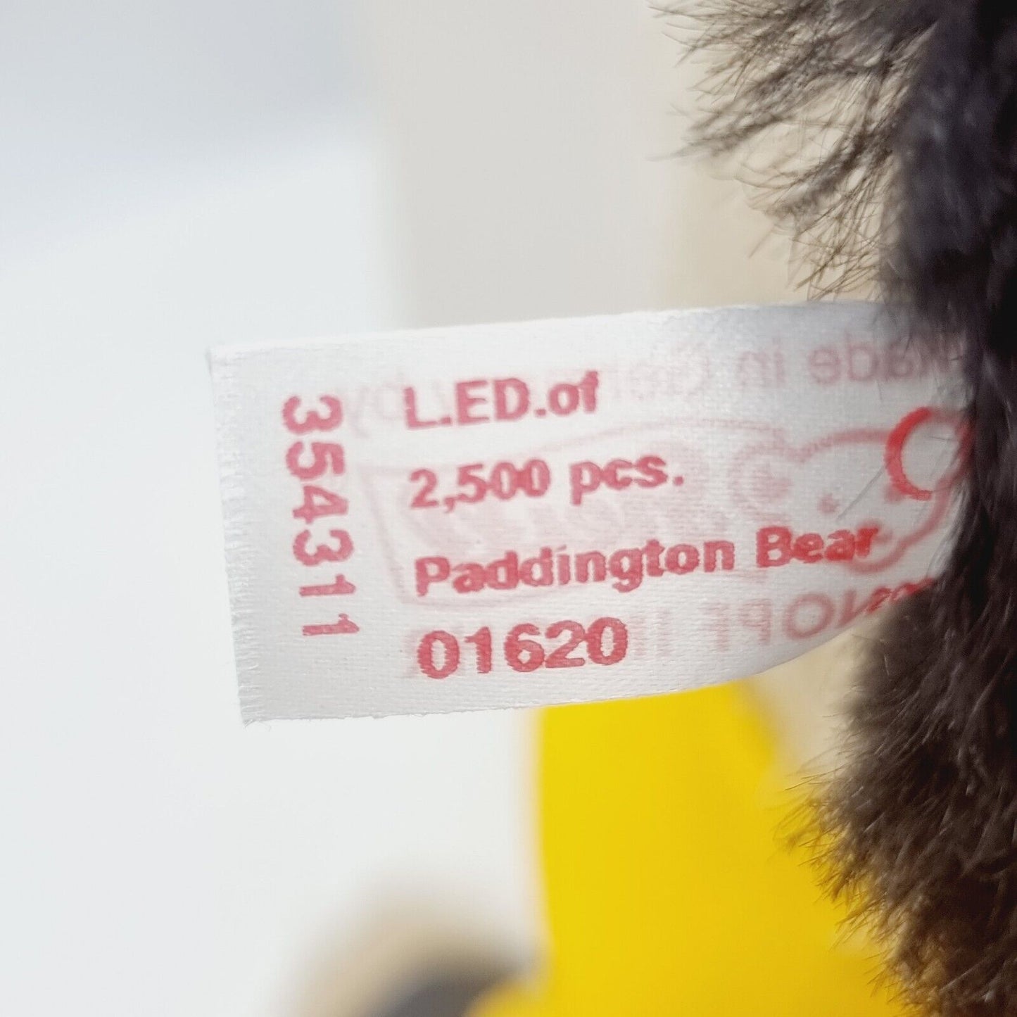 Steiff 354311 Teddybär Paddington mit Regenmantel limitiert 2500 aus 2005