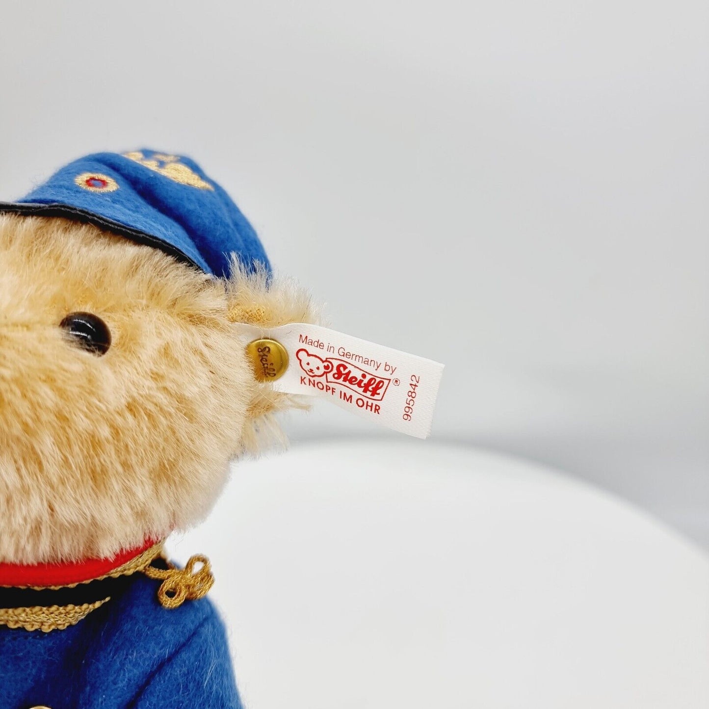 Steiff 995842 Karl der Bahnbär Teddybär Märklin 22 cm limitiert Jahr 2000
