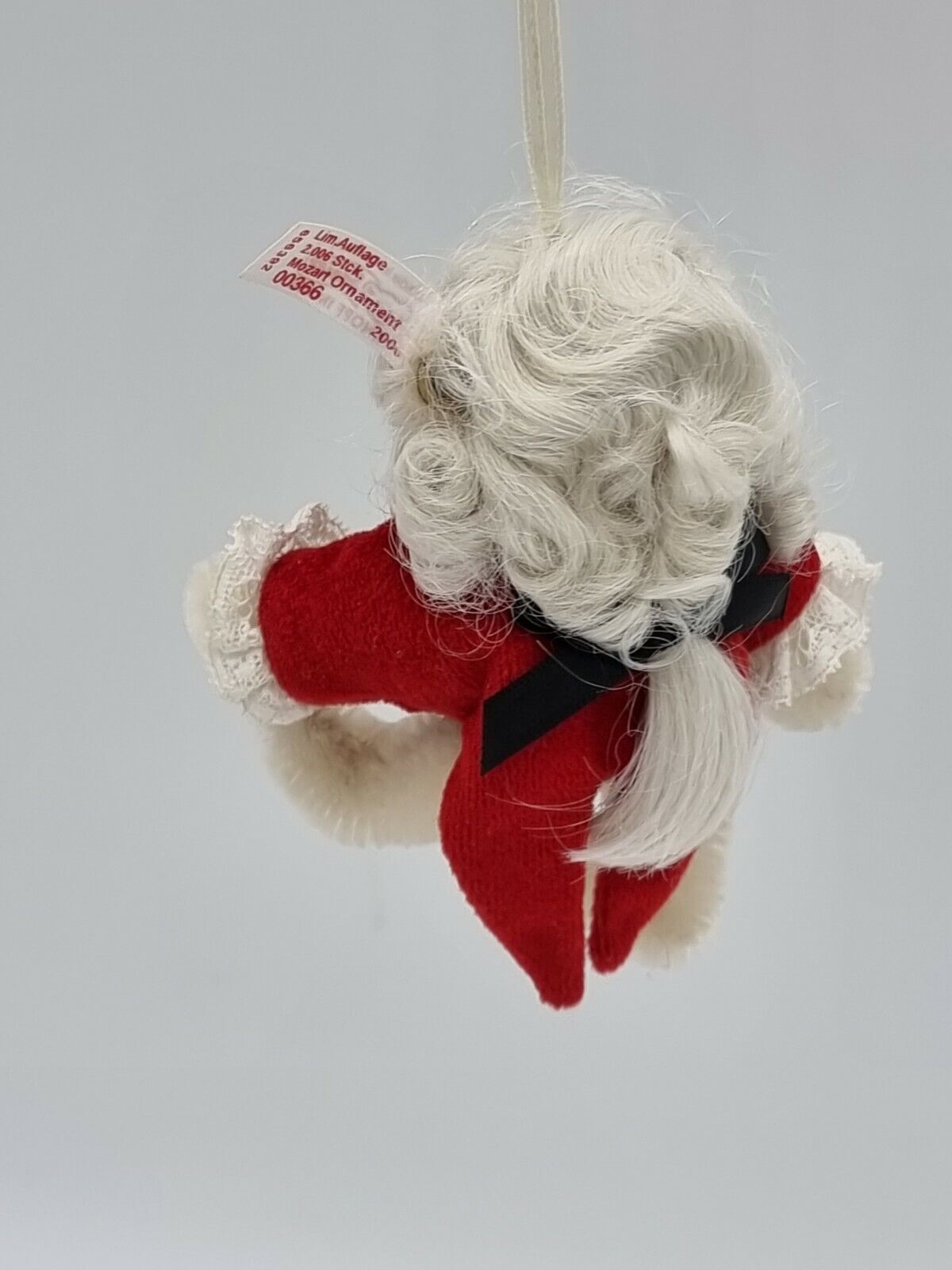 Steiff Teddybär Mozart Ornament 656392 9 cm Knopf Fahne limitiert auf 2006 Stk.