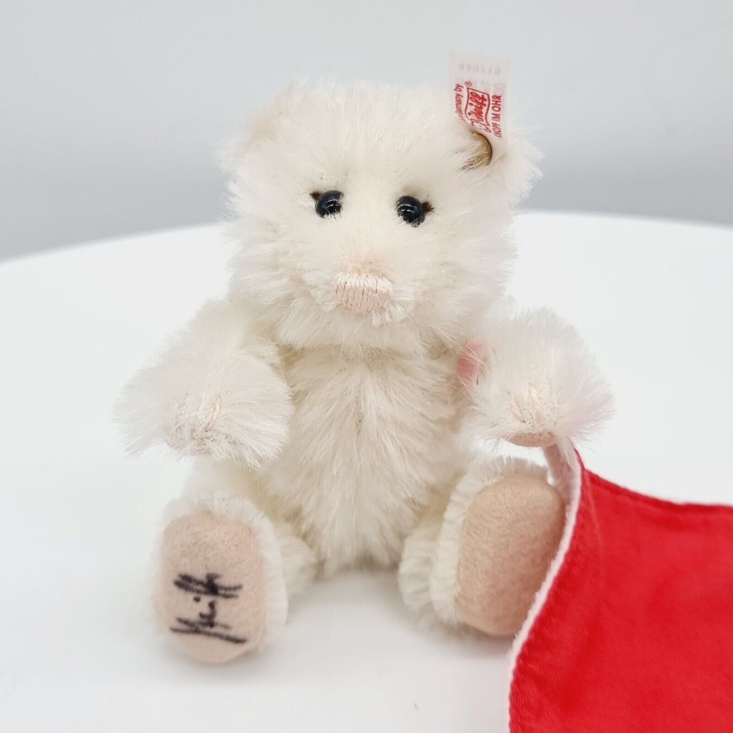 Steiff 420719 Teddybär Steiff Club 2007 13 cm Galeria mit Unterschrift 2007