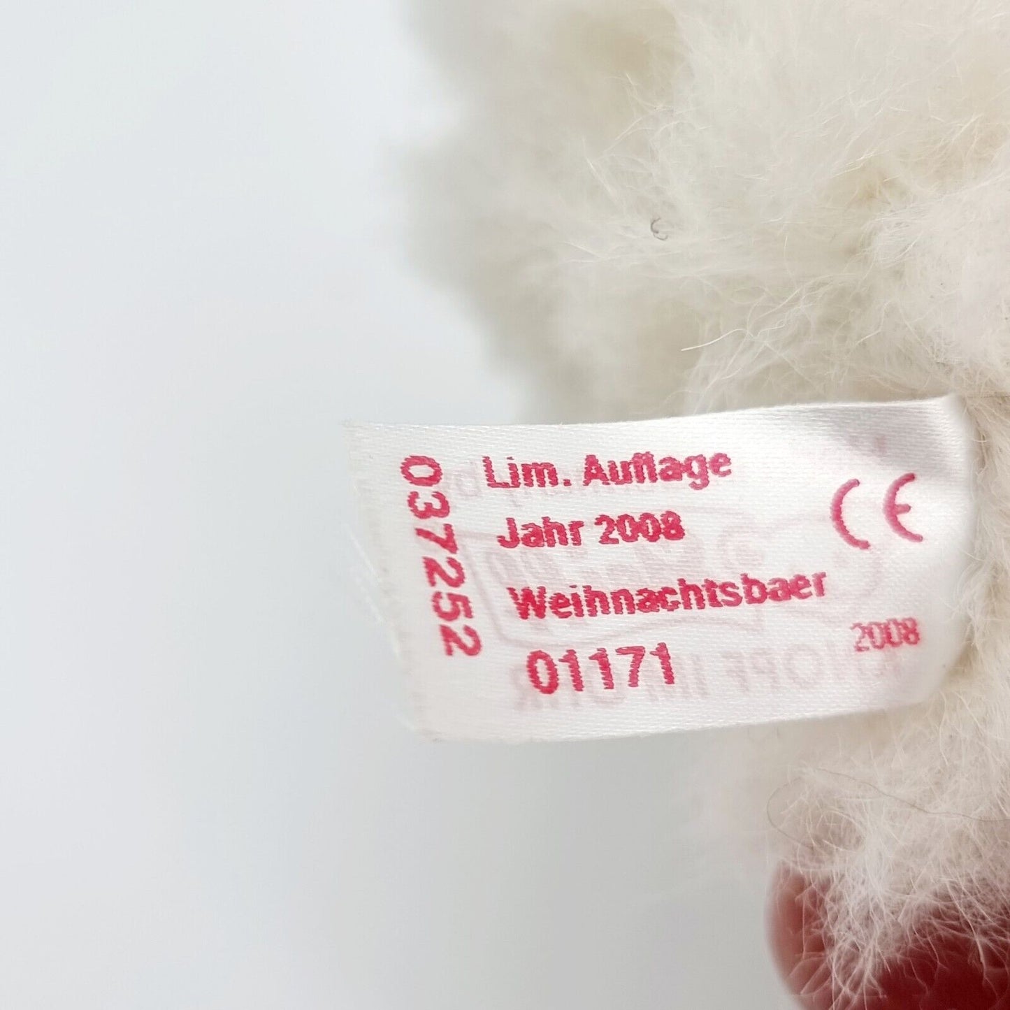 Steiff Weihnachtsteddybär 037252 2008 limitiert 2011 Santa Claus 27 cm