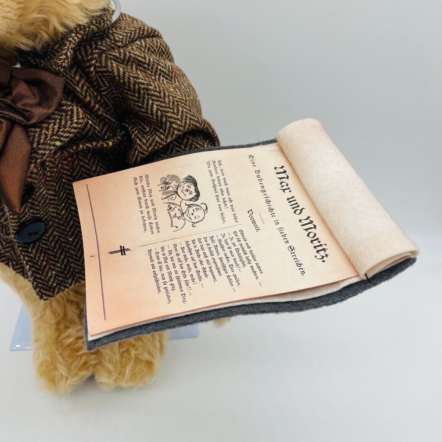 Hermann Coburg Teddybären Max und Moritz mit Wilhelm Busch limitiert 150