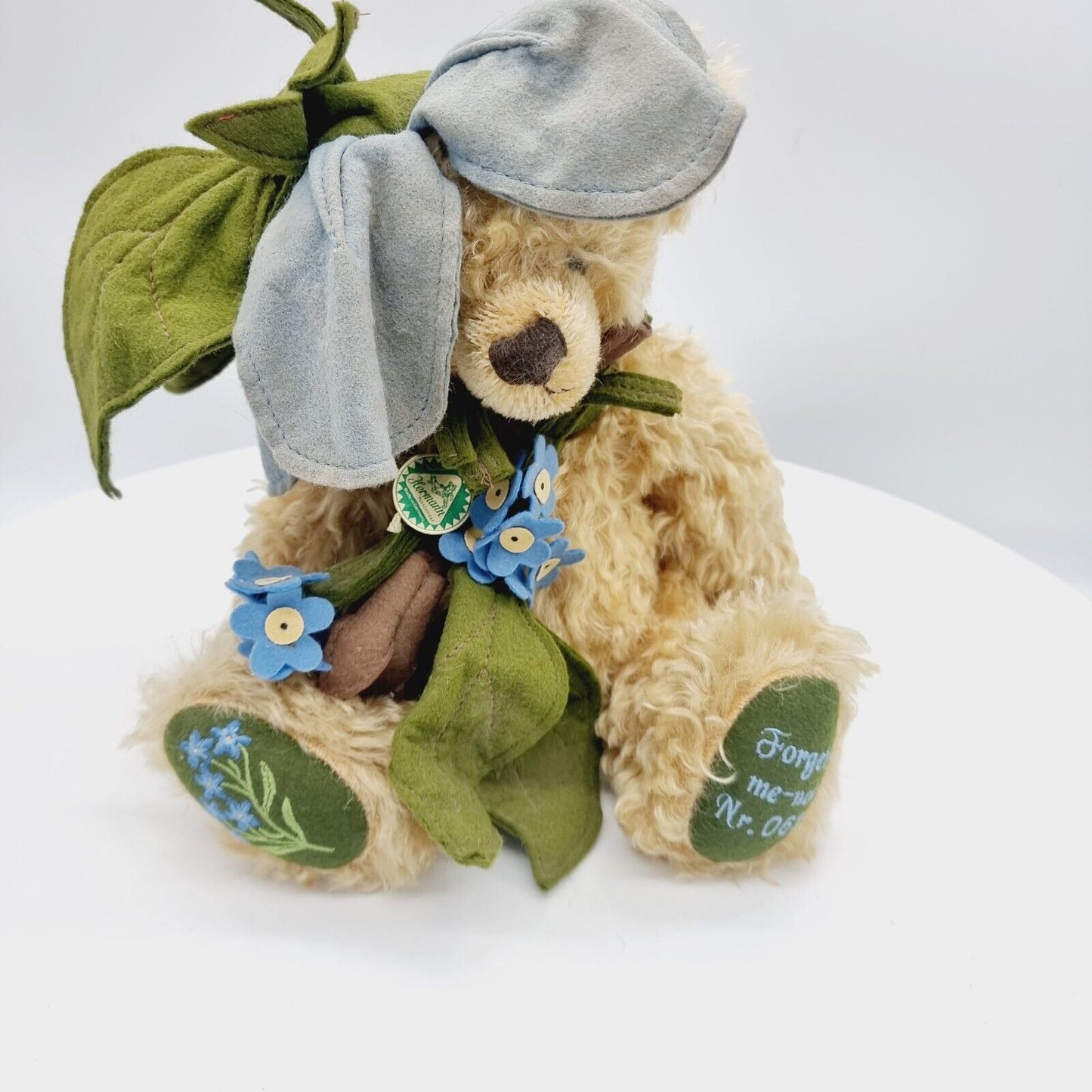 Hermann Coburg Teddybär Blumenkinder Vergissmeinnicht limitiert 500