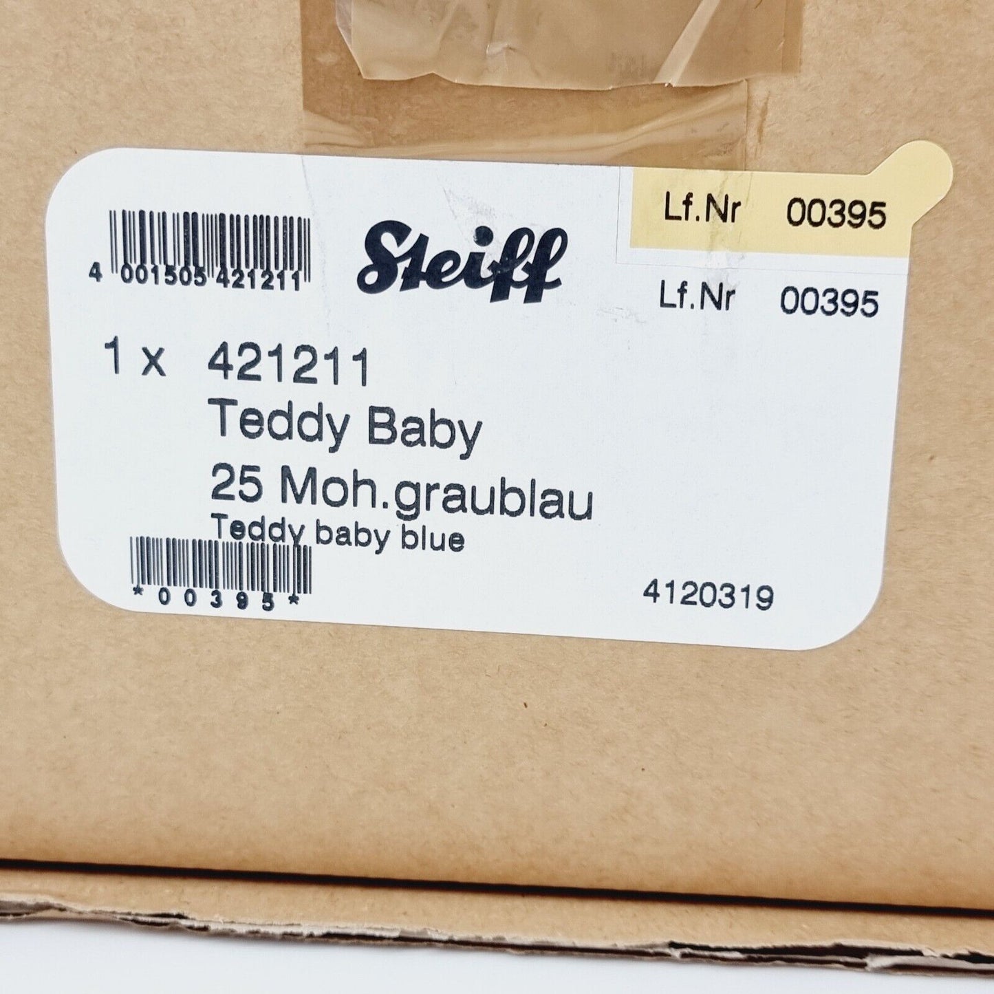 Steiff Tier 421211 Club Mitglied 20 Jahre Bär 25 cm limitierte Auflage Sammler