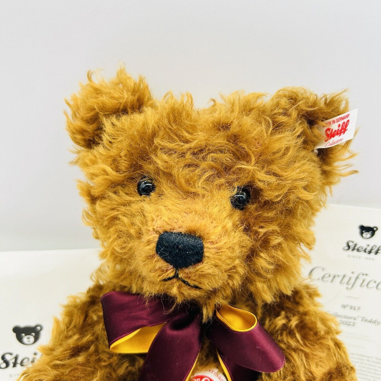 Steiff 691447 Teddybär British Collectors Bear 2023 limitiert 2000 34 cm Mohair