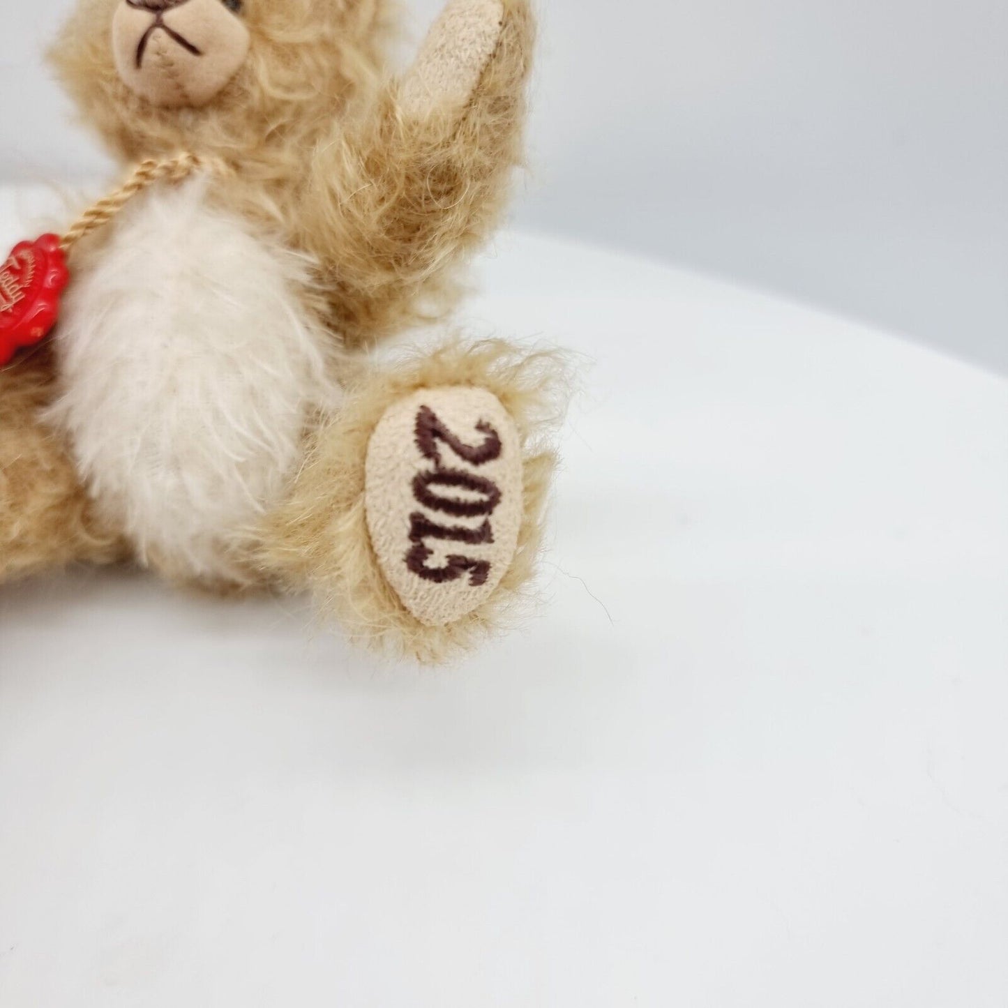 Hermann Teddy Original Jahresbär 2015 Mohair 13 cm