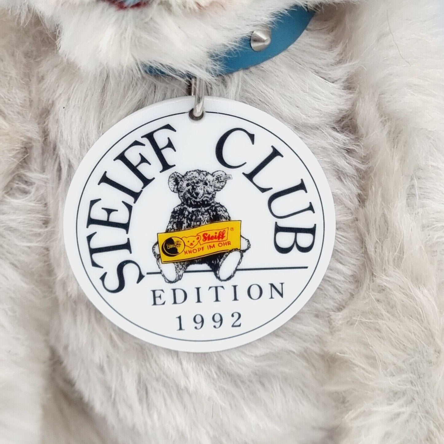 420016 Steiff Teddybär Teddy Baby 1929 Replica 1992/93 Club Edition 28 cm blau