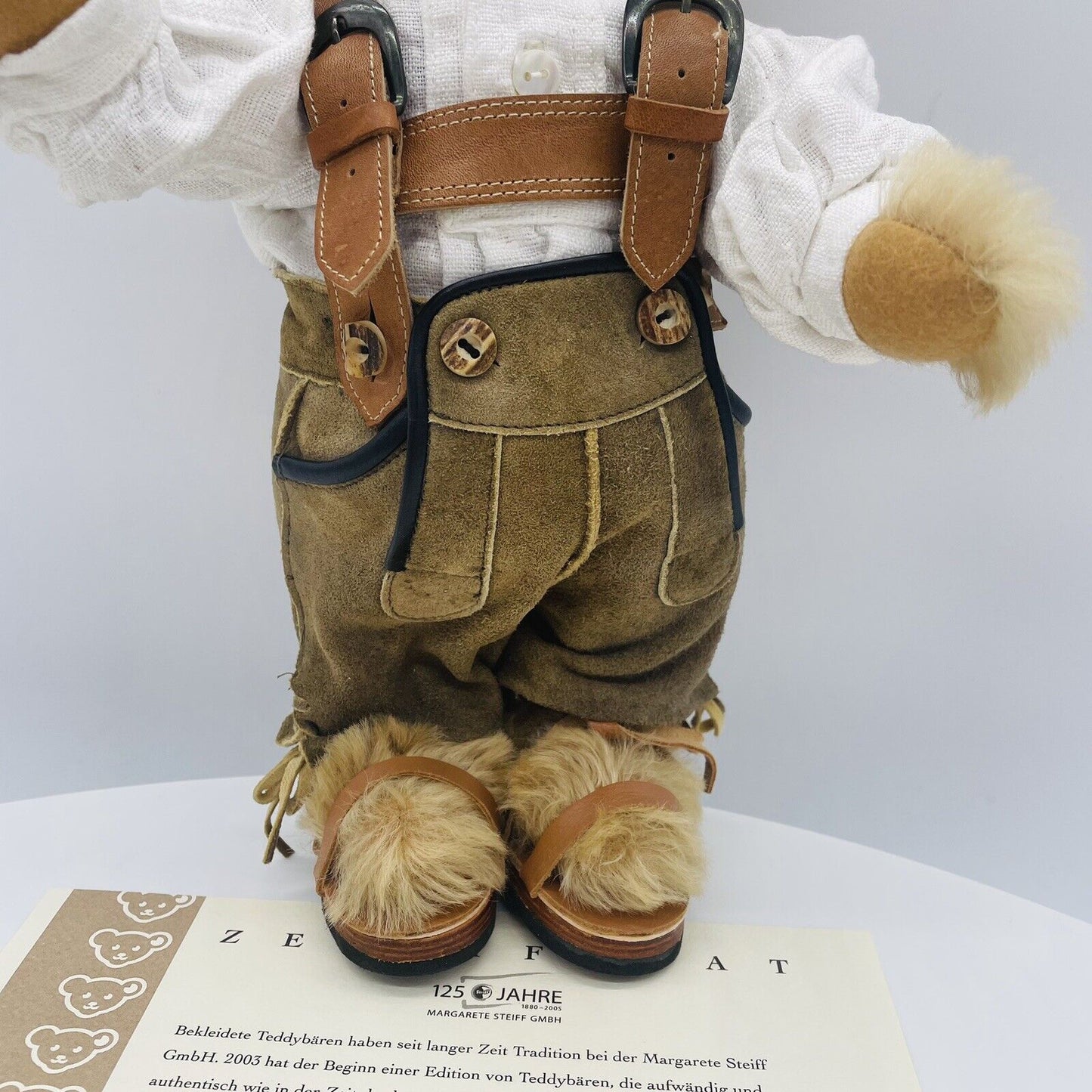 Steiff Teddybär Hüterbub Hochzeitsgesellschaft 038105 limitiert 500 29cm Mohair