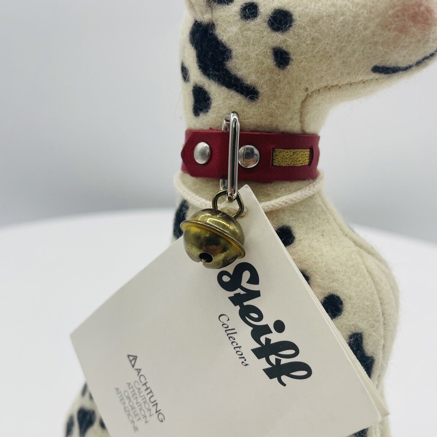 Steiff Deutsche Dogge 403071 Replica 1932 2. Wahl (gelbe Fahne) 17cm