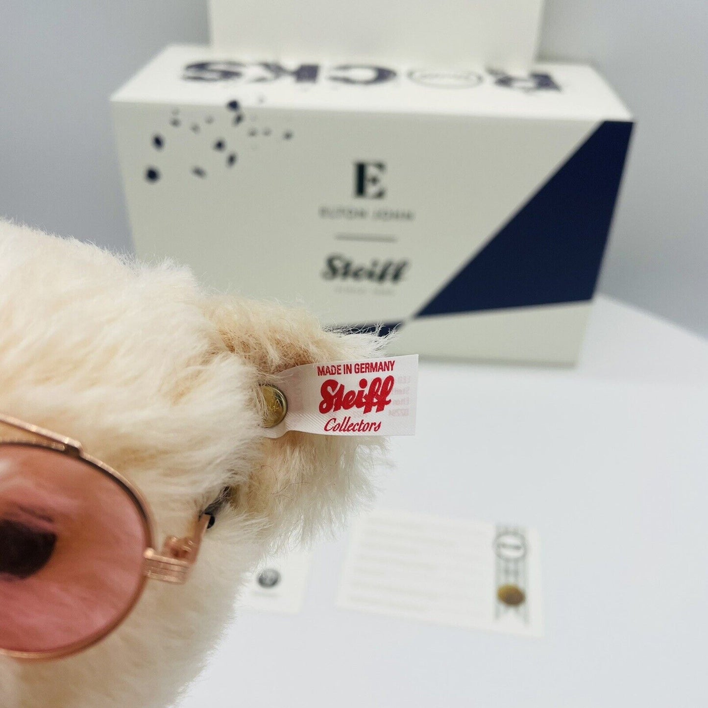 Steiff Teddybär Rocks! Elton John 355882 limitiert 3000 aus 2022 28cm