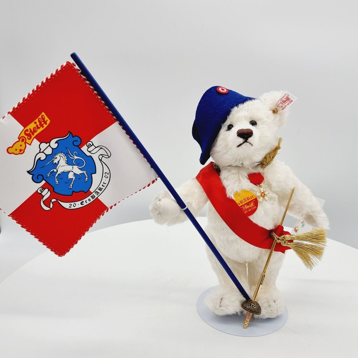 Steiff 674259 Teddybär Erobärer Napoleon limitiert 1500 aus 2002 26cm