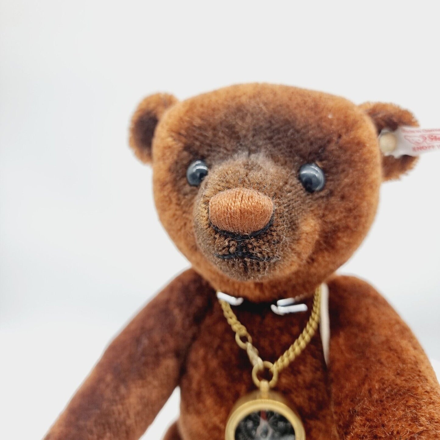 Steiff 035166 Teddybär Nando 30 cm Mohair rotbraun 2013 mit Kompass