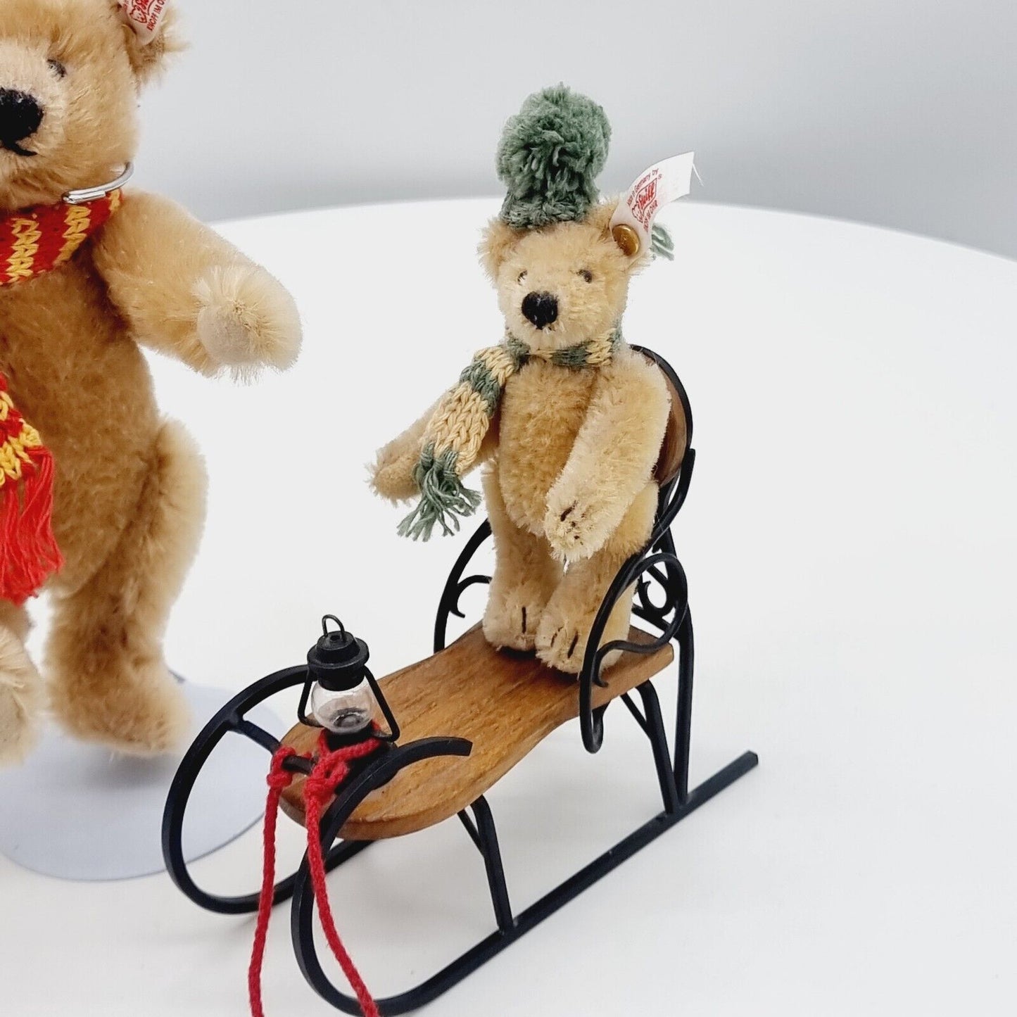 Steiff Weihnachtsschlitten Set 2002 037979 limitiert 3000 aus 2002 16cm