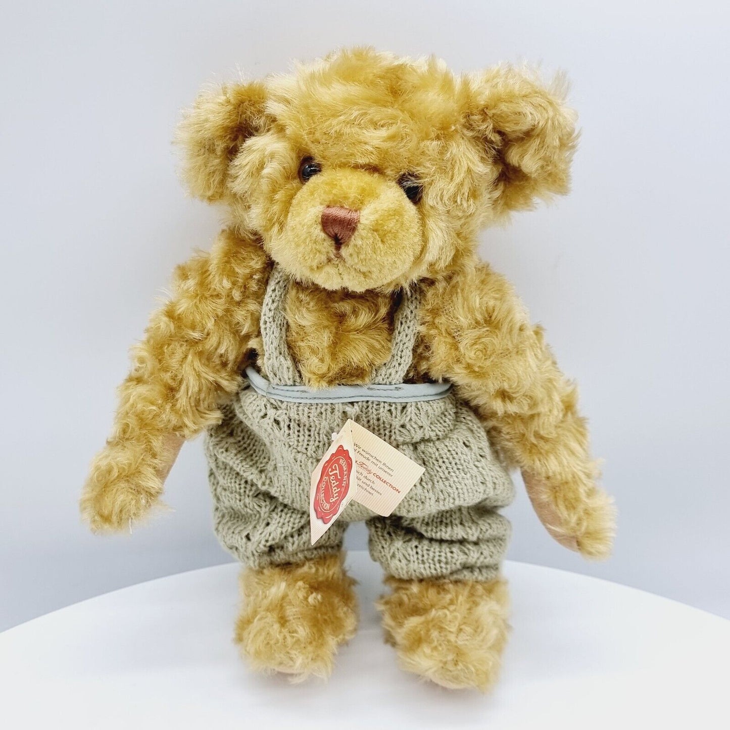 Teddy-Hermann Teddybär 32 cm mit gestrickter Hose