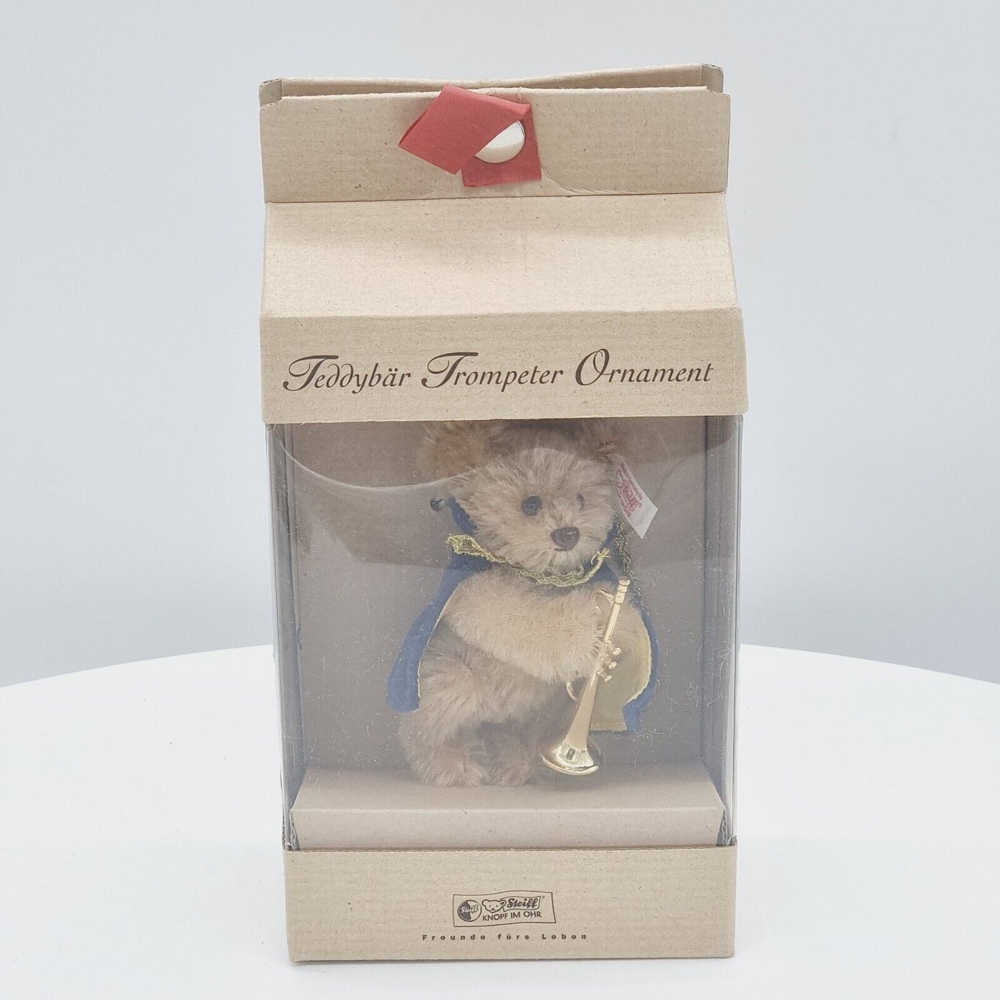 Steiff 037887 Teddybär Trompeter Ornament beige 11 cm 2003 limitiert 5000