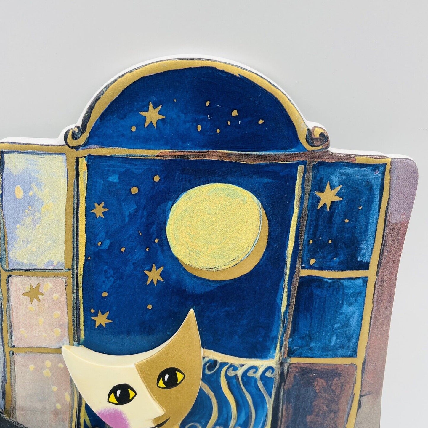 Goebel Rosina Wachtmeister Wandbild Katzen mit Mond