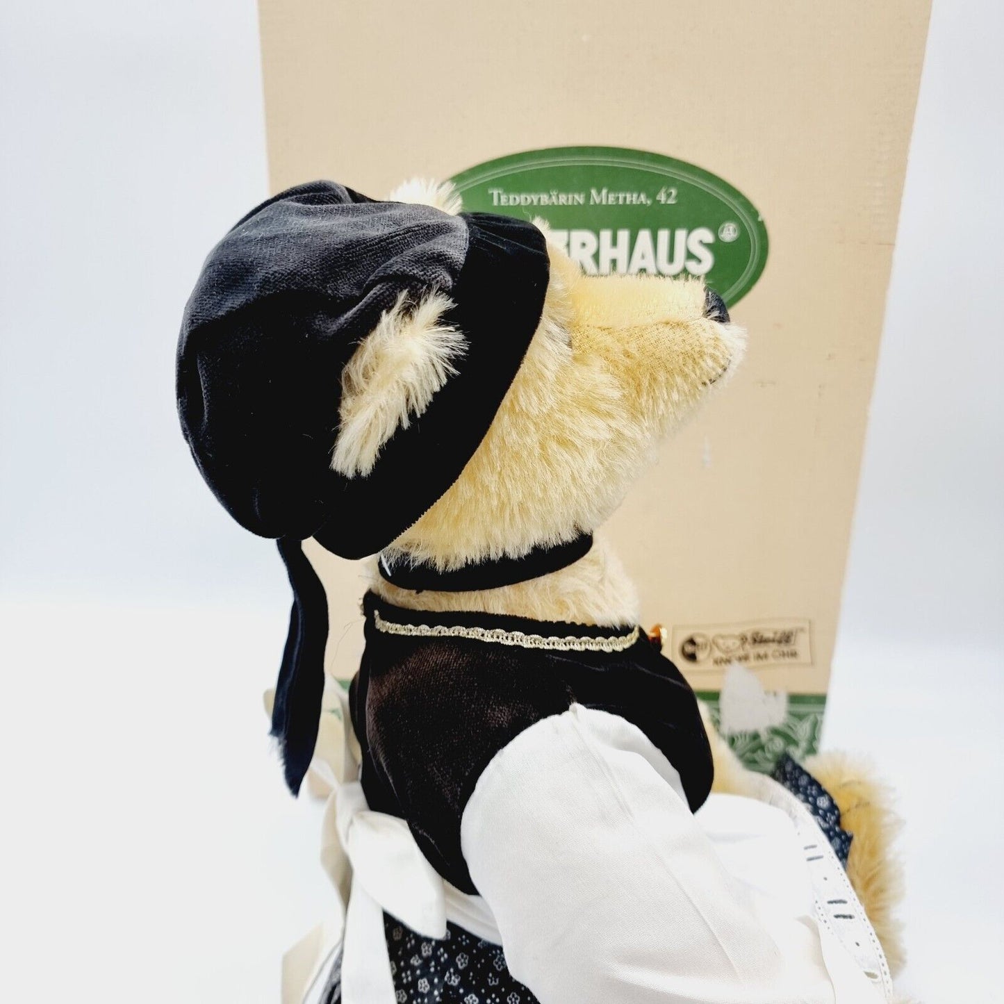 Steiff Teddybär Metha Fischerin 655210 Alsterhaus 42 cm 1996 limitiert 1500