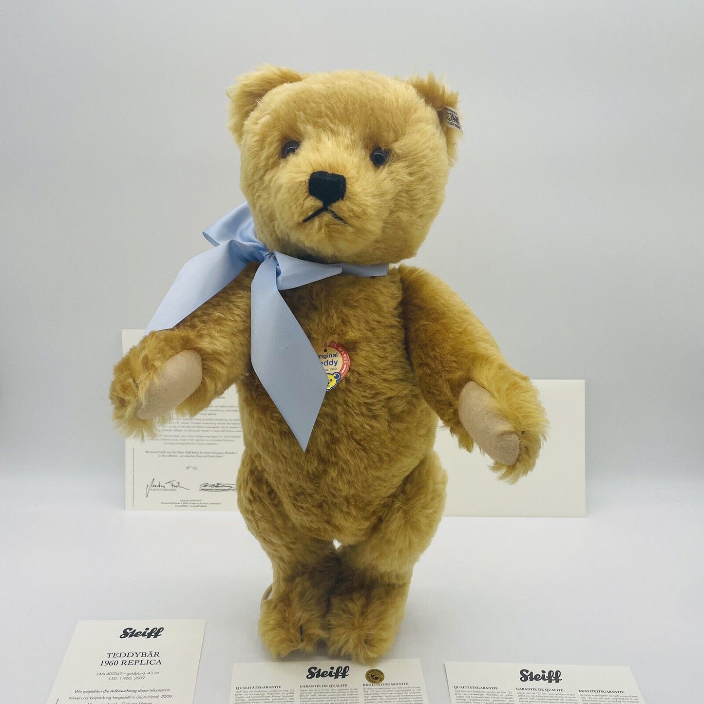 Steiff Teddybär 1960 Replica 400049 limitiert 1960 aus 2009 43cm Mohair