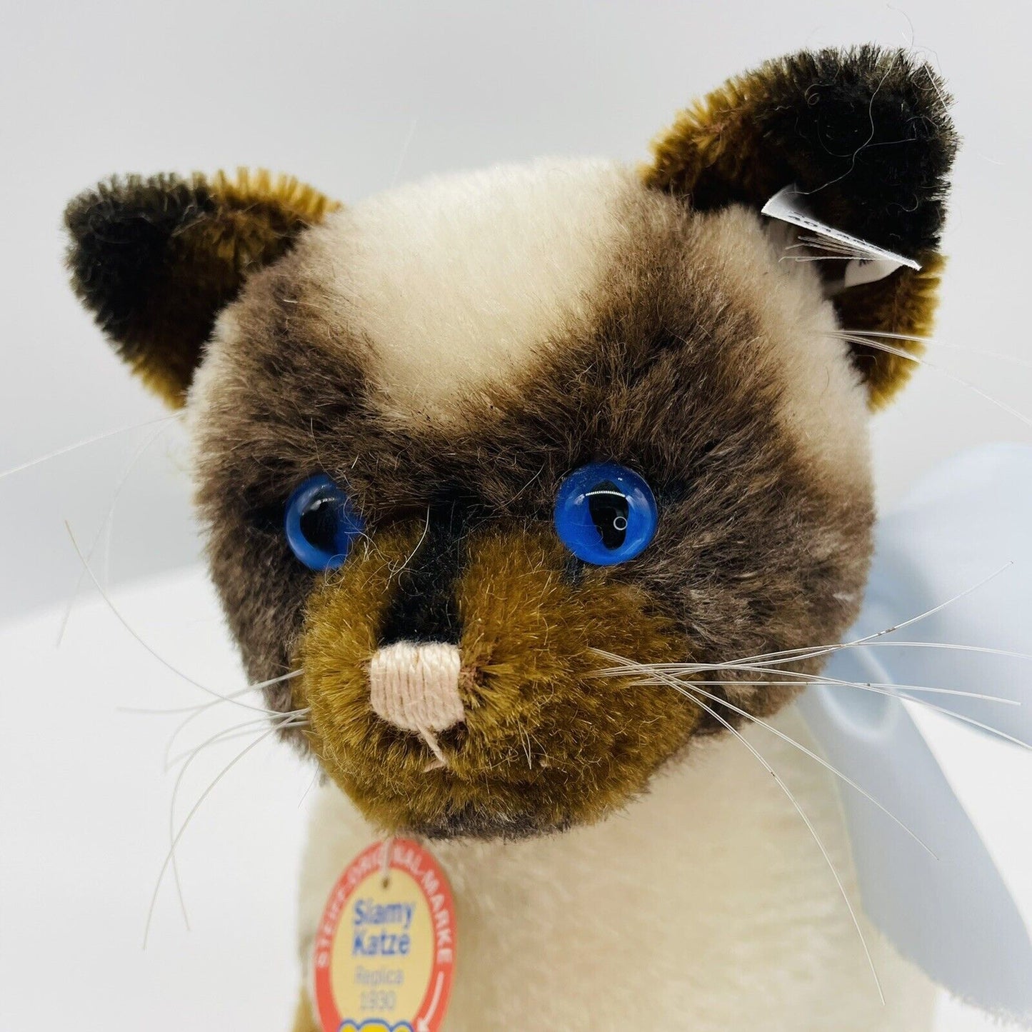Steiff Siamy Katze Replica 1930 401466 limitiert 2000 aus 2006 22cm Mohair