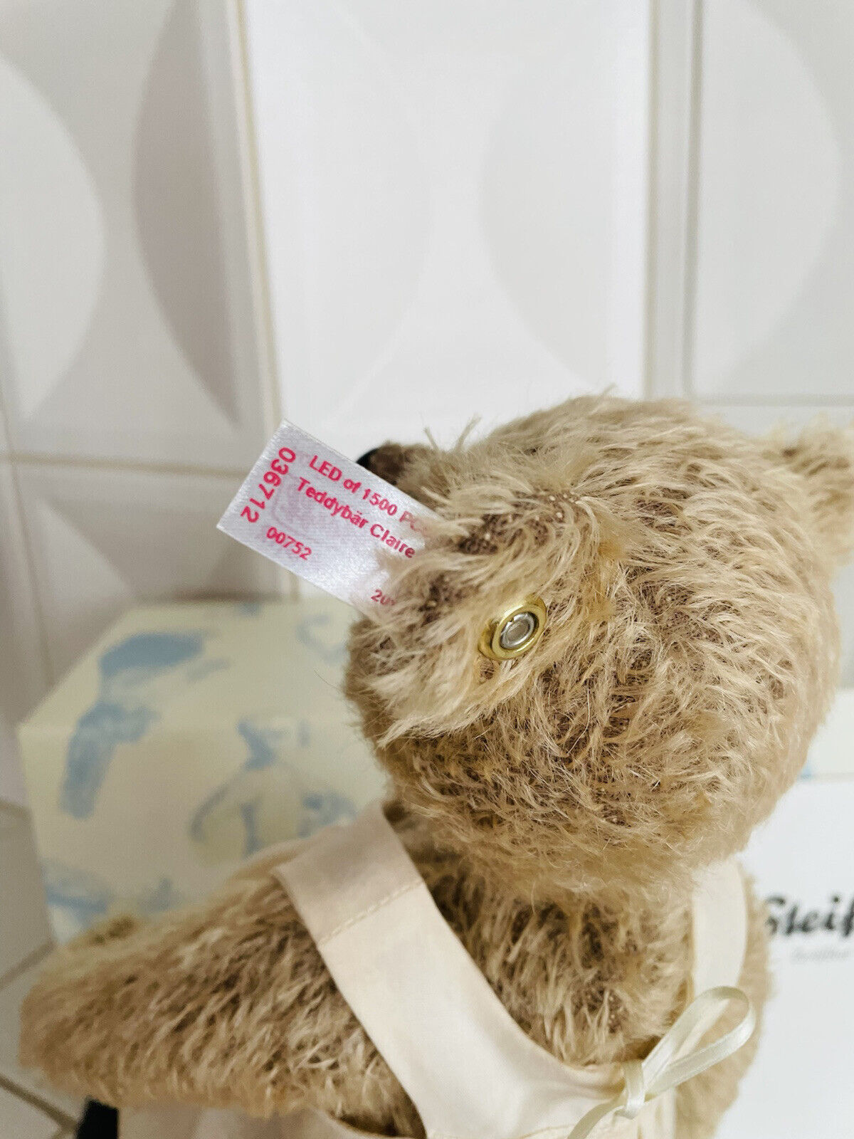 Rarität - Steiff Claire Teddybär EAN 036712 limitiert 1500 30 cm Zertifikat OVP