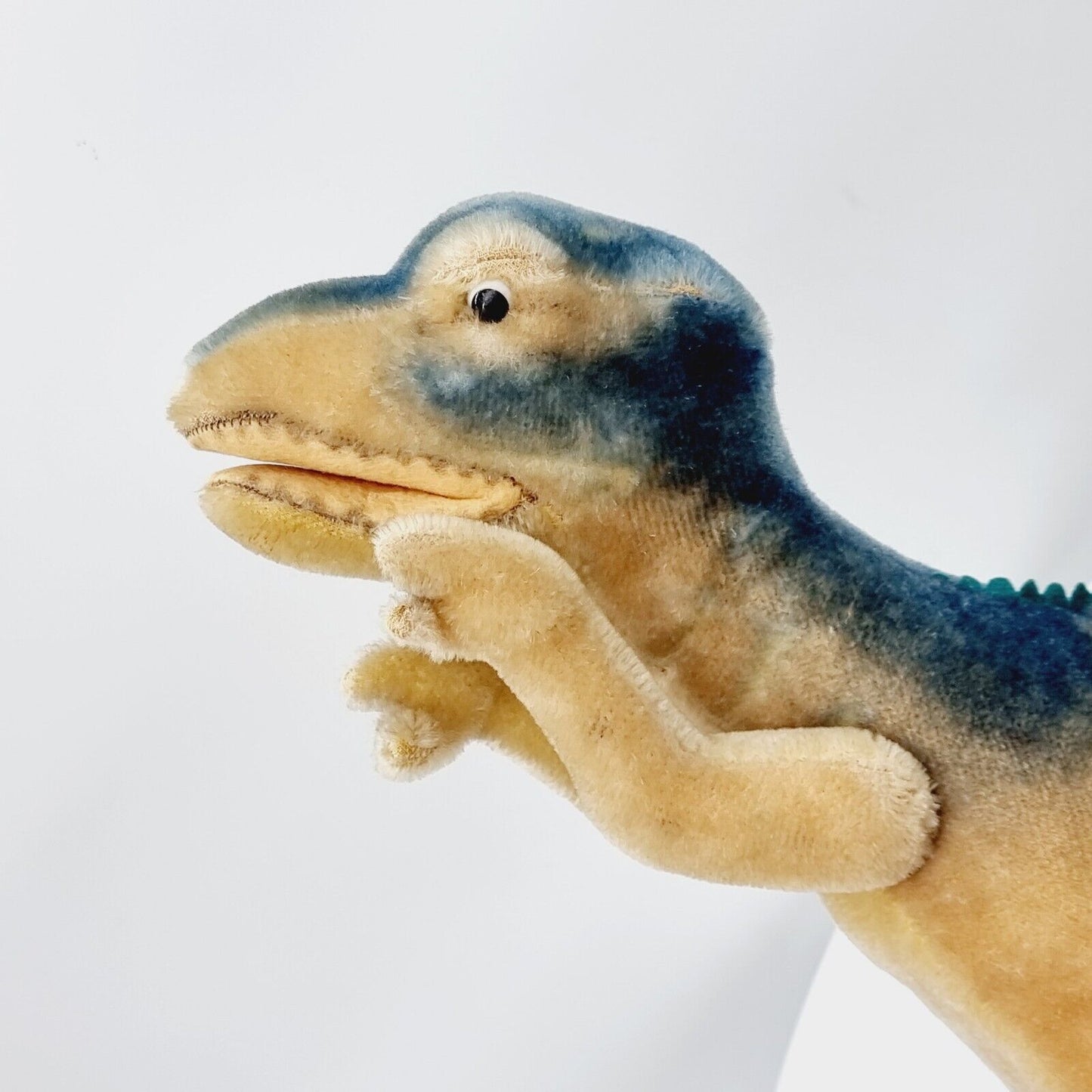 Steiff Tysus T-Rex 4345 45 cm 1958 - 1959 Mohair Sammler Firma Loucap USA