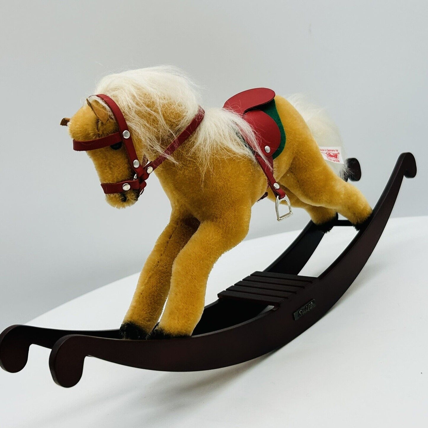 Steiff 037849 Schaukelpferd limitiert 2000 aus 2003 39 cm Mohair