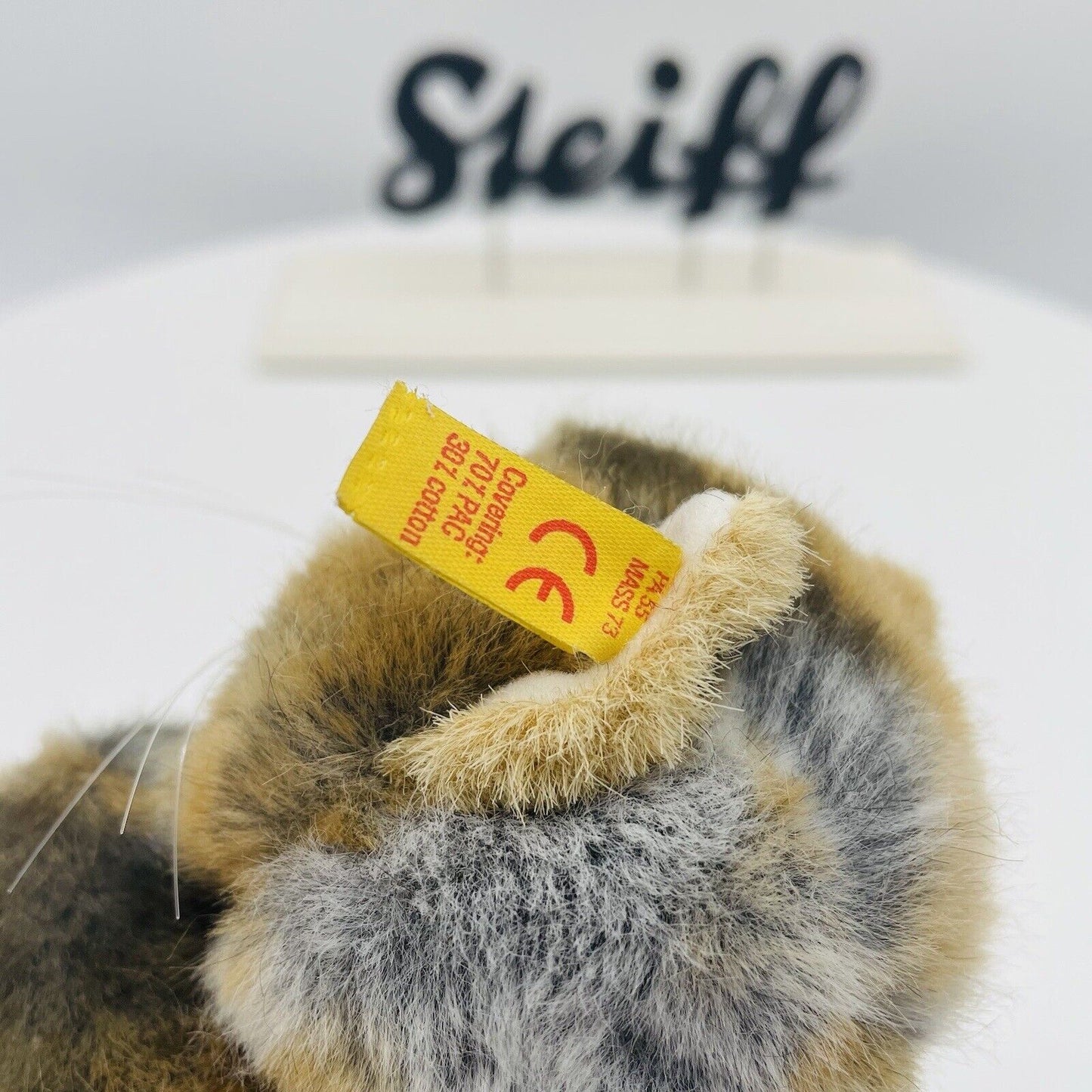 Steiff Minka Katze braun gefleckt 053511 14cm Webpelz