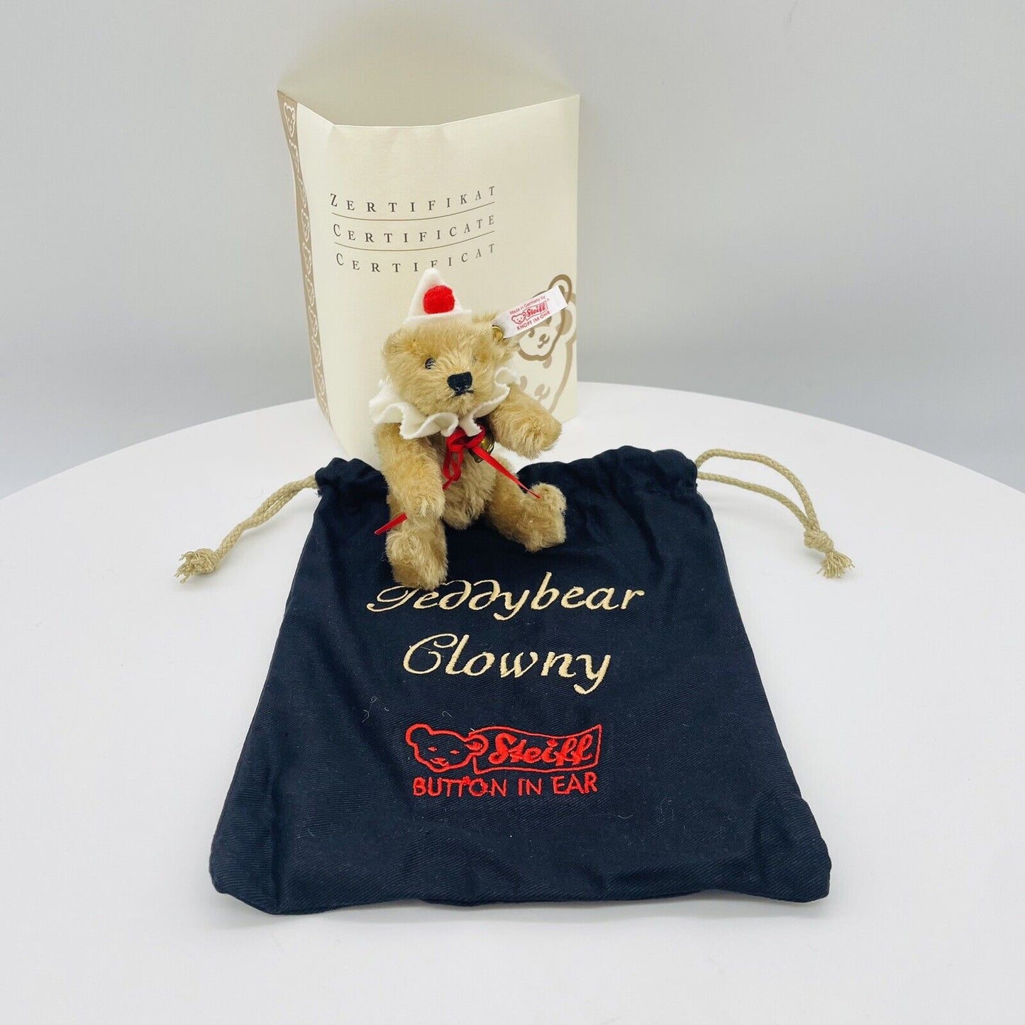 Steiff Teddybär Clowny 657658 limitiert 1500 aus 2006 13cm