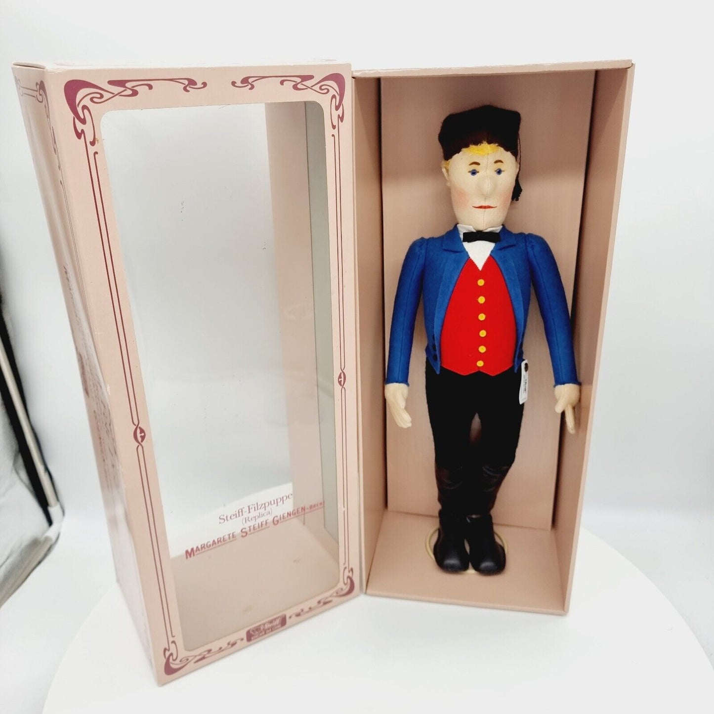 Steiff 9112/45 Filzpuppe Kleinbauer Jörg Replica 1904 limitiert 3000 aus 1987