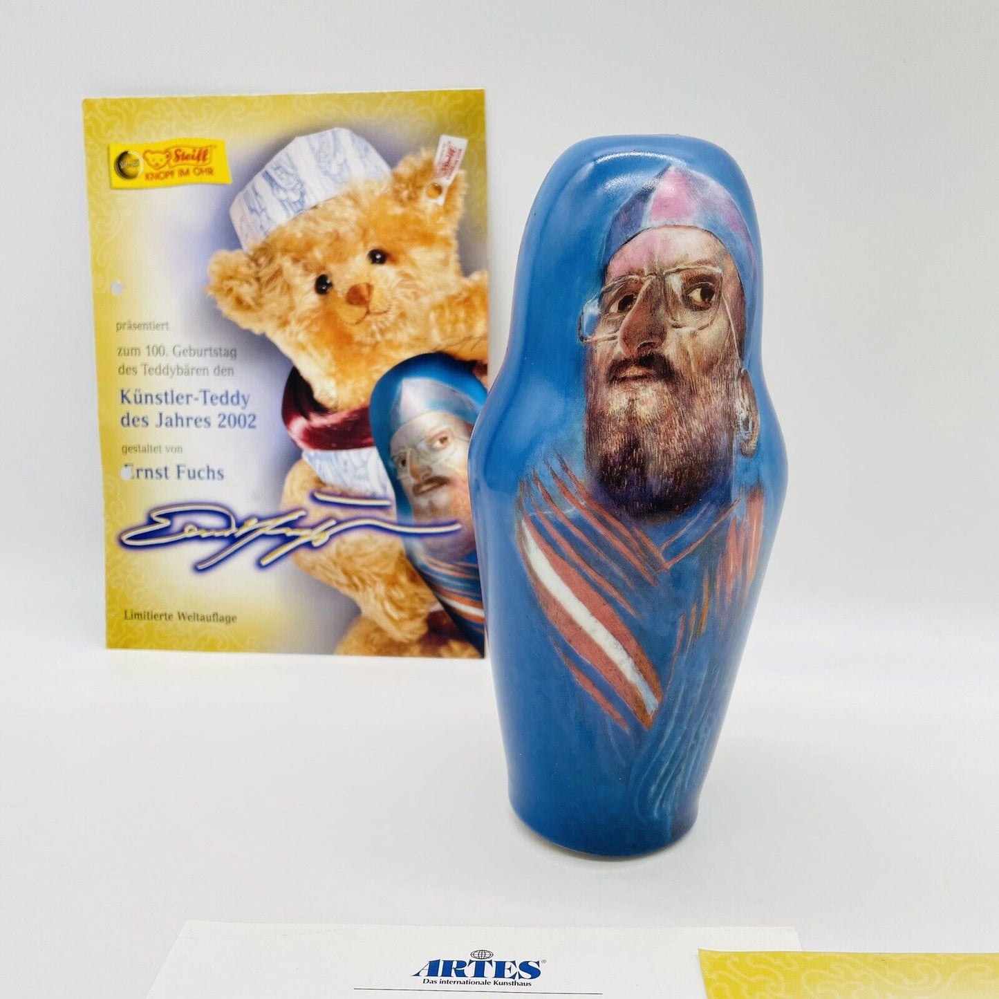 Steiff Ernst Fuchs Schatzi mit Babuschka 994609 limitiert 2002