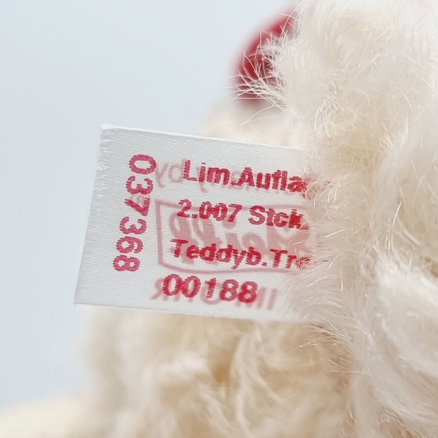 Steiff Teddybär Der kleine Trommler 037368 30 cm limitiert 2007 weiß