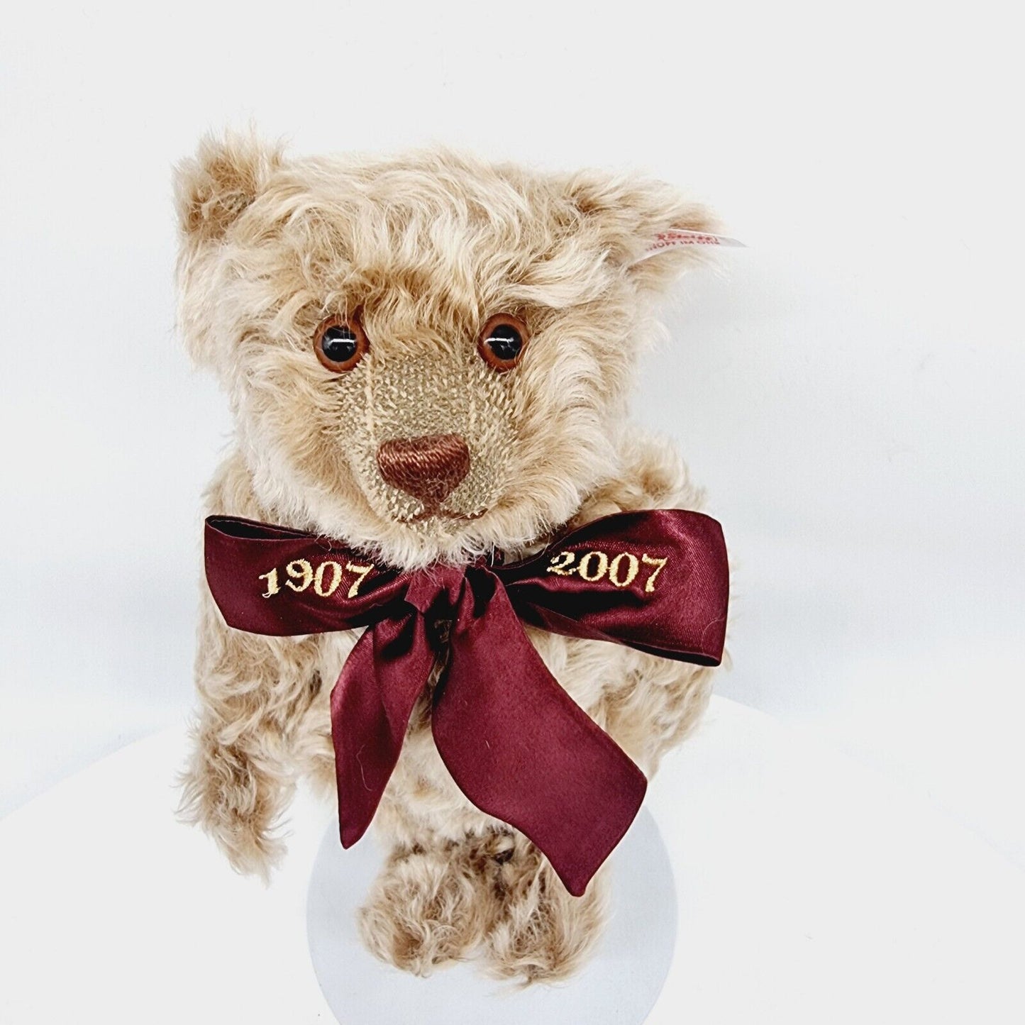 Steiff 662676 Teddybär Million Hugs 100 Jahre 1907 - 2007 limitiert mit Schleife