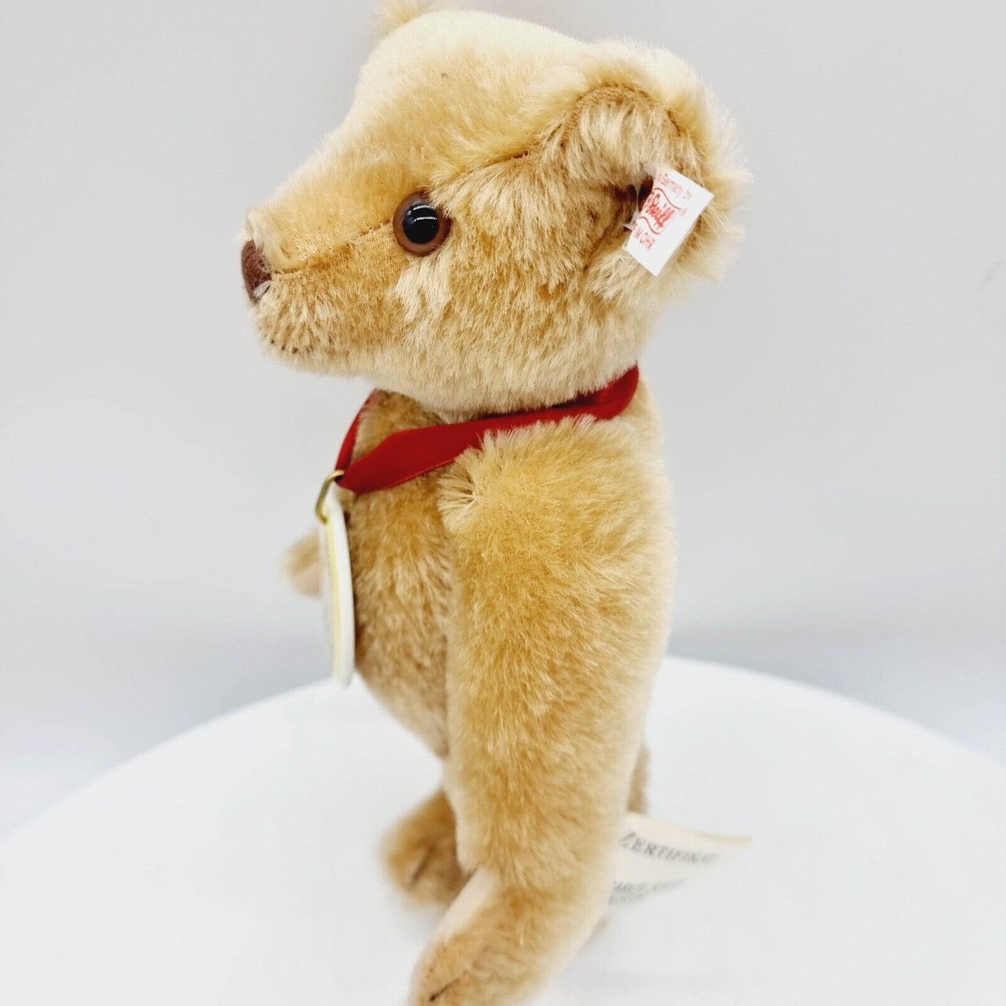 Steiff 670701 Museumsbär 2001 Zimt 32 cm limitiert mit Porzellan-Marke