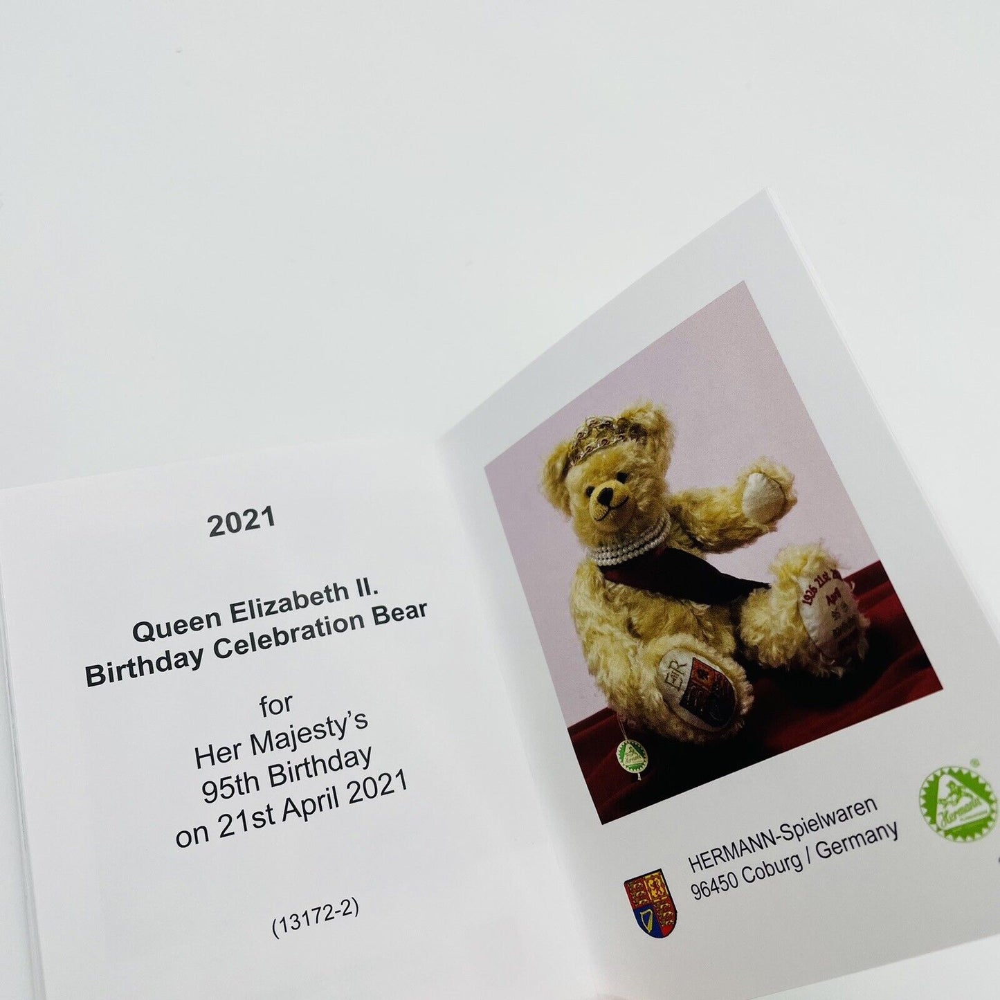 Hermann Coburg Queen Elizabeth II 95. Geburtstag aus 2021 limitiert 100 34cm