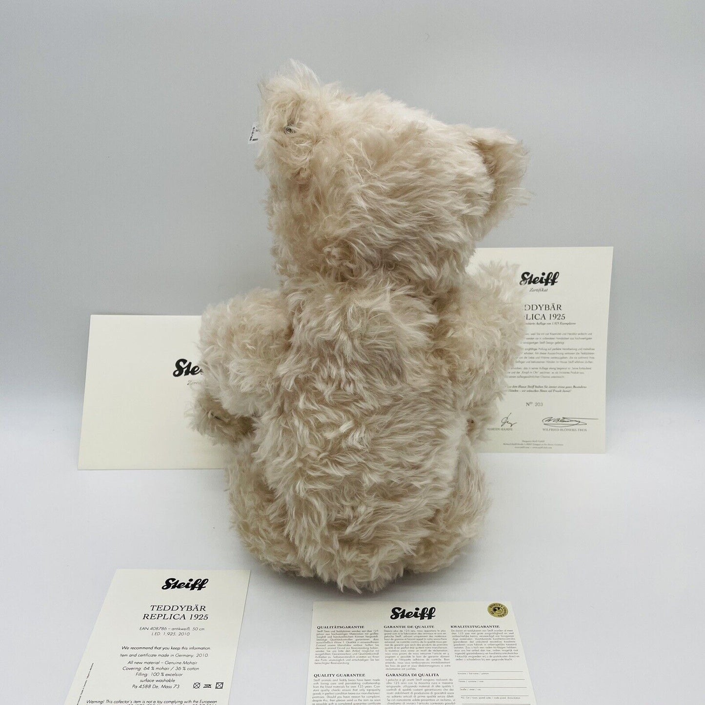 Steiff Teddybär Replica 1925 408786 limitiert 1925 aus 2010 50cm