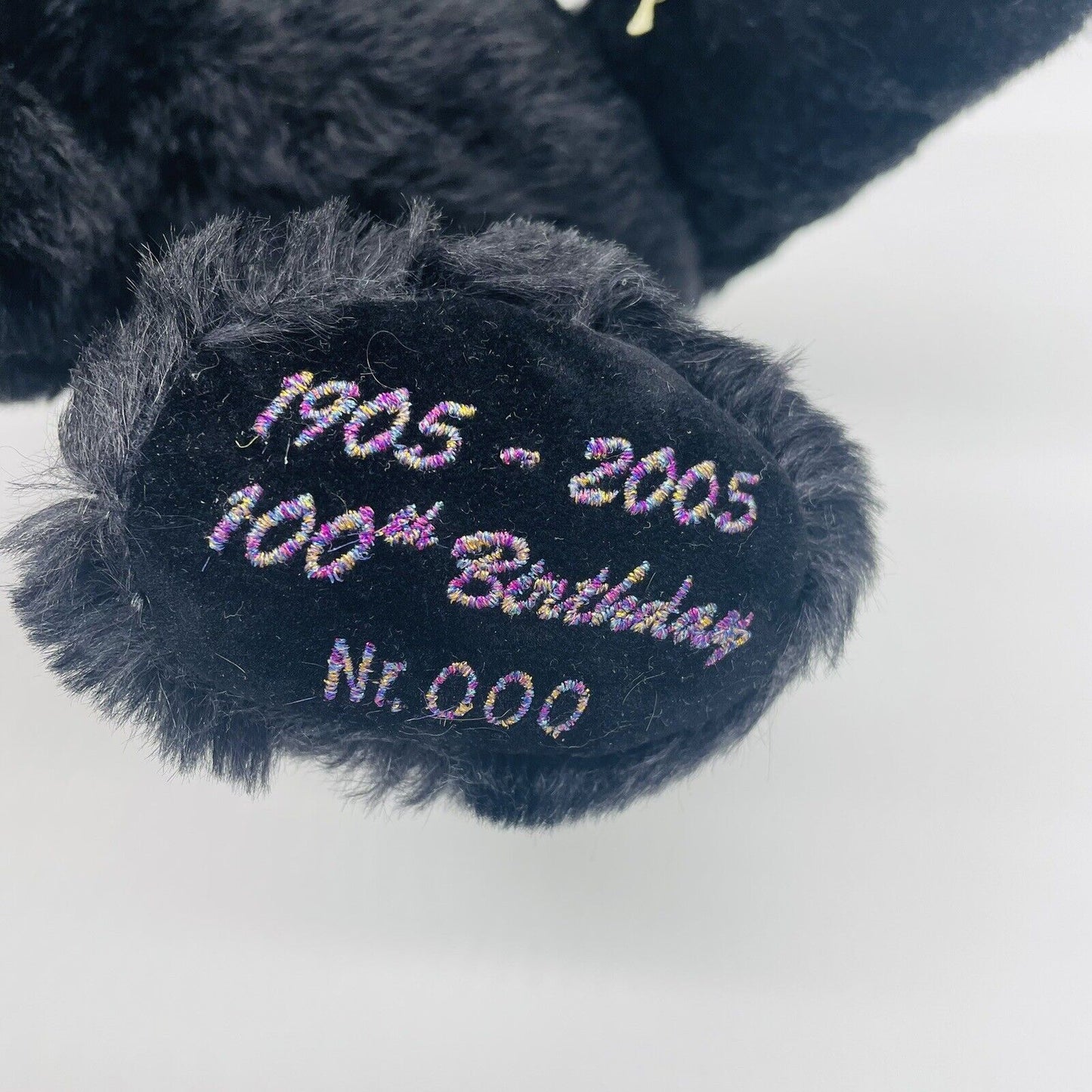 Hermann Coburg Teddybär Black Jack Werkmuster Nr. 000 41cm Mohair