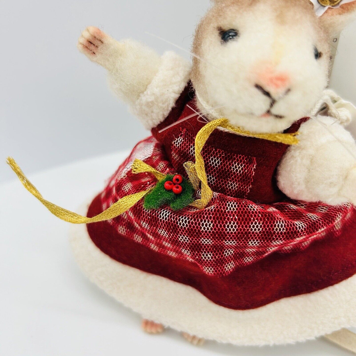 Steiff 007453 Ornament Mrs. Santa Maus limitiert 2000 aus 2023 11 cm