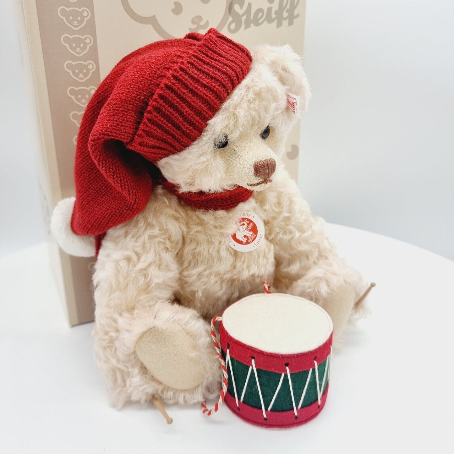 Steiff 037368 Teddybär Trommler limitiert 2007 aus 2007 30cm Mohair
