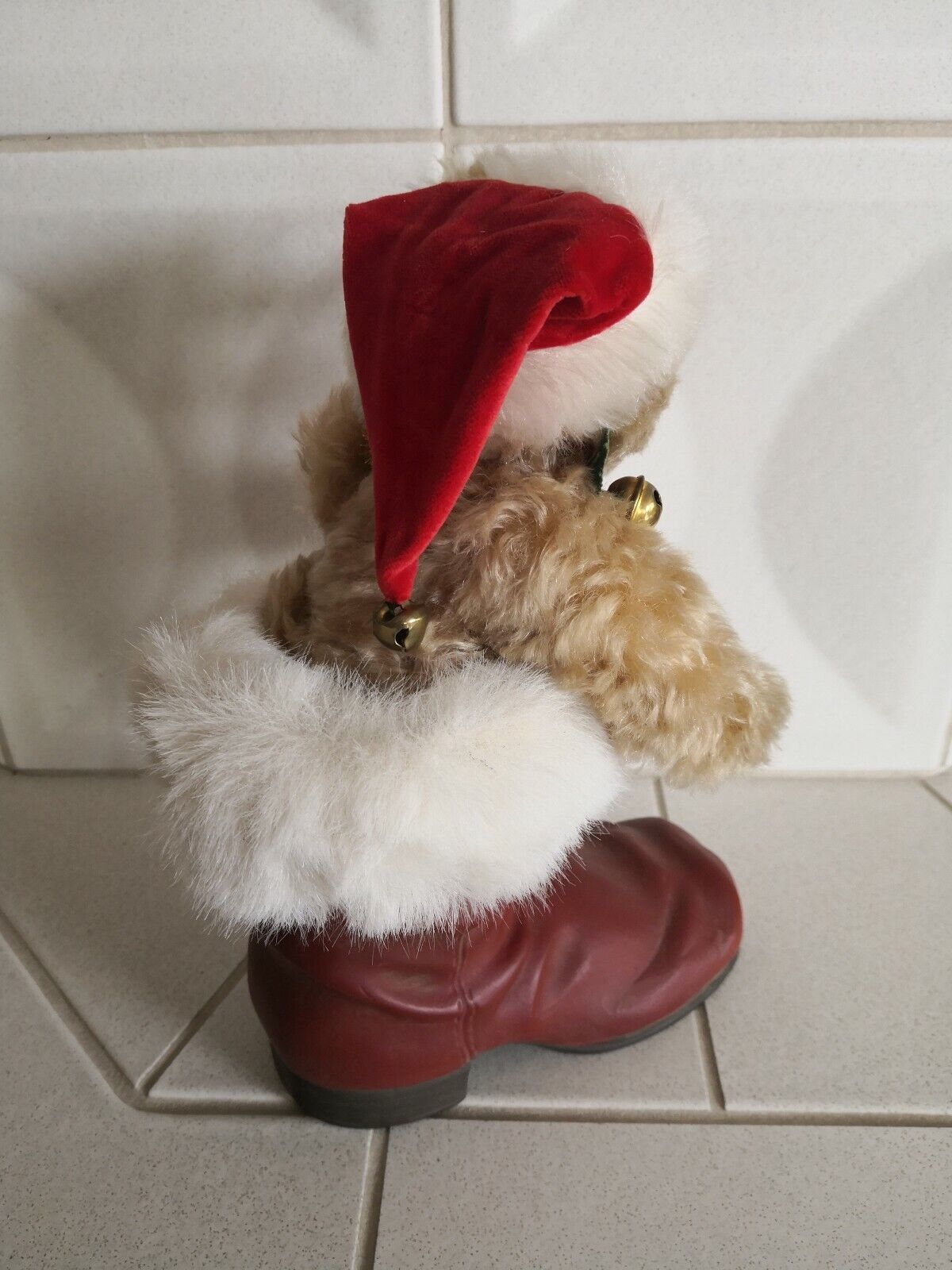 Steiff Teddy - im Stiefel - 670862 - limitiert - 21 cm - Weihnachten