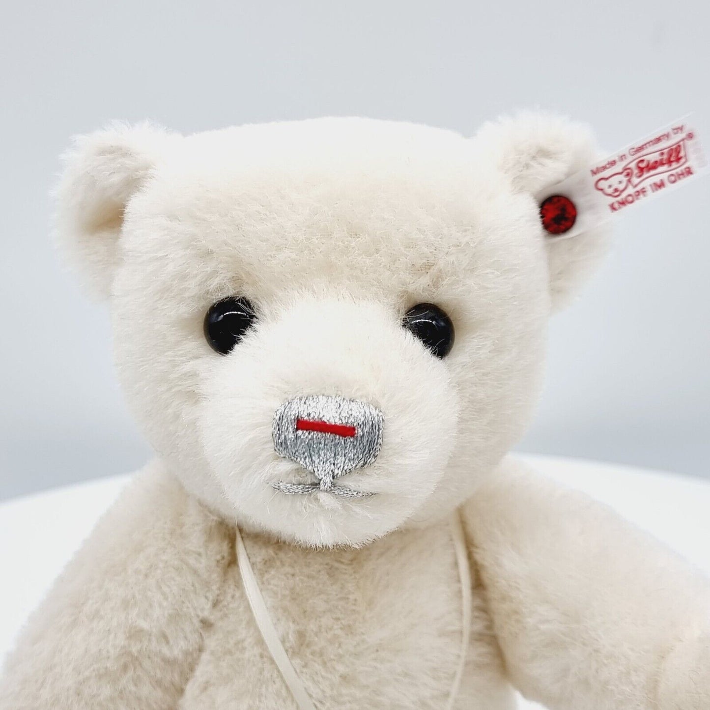 Nr. 19! Steiff 682650 Berry Teddybär Alpaca Swarovski weiß 30 cm