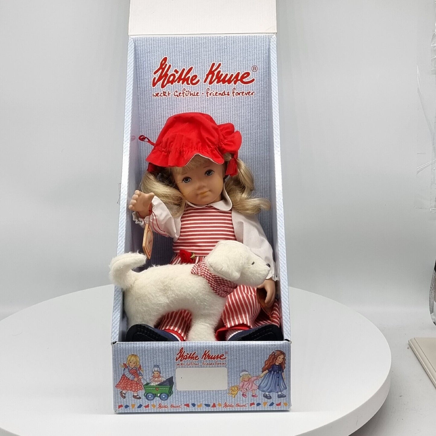 Käthe Kruse Puppe Stella 40 cm mit Hund Sammler Donauwörth