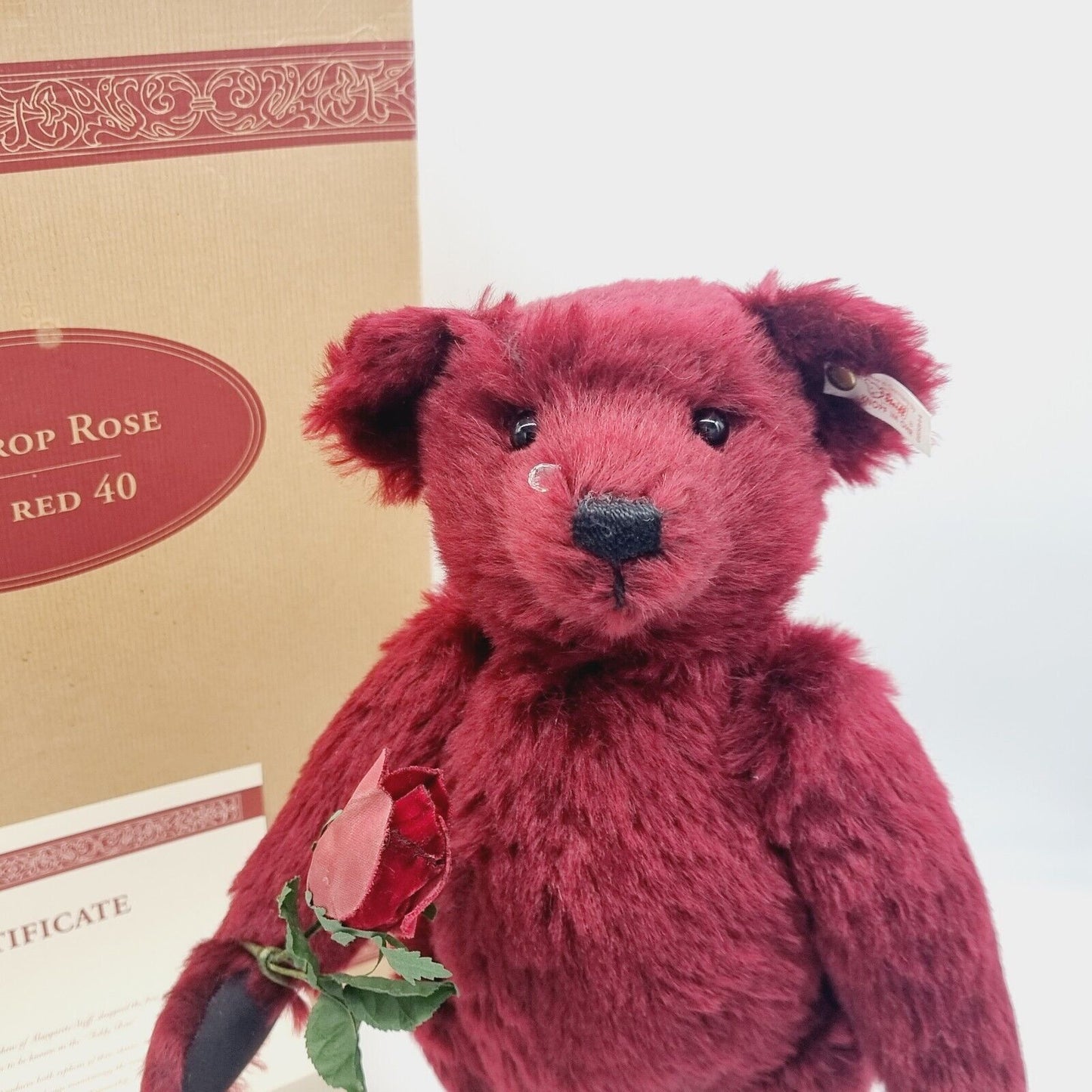 Steiff Teddybär Drew Drop Rose 665844 limitiert 3500 Jahr 1999 North America