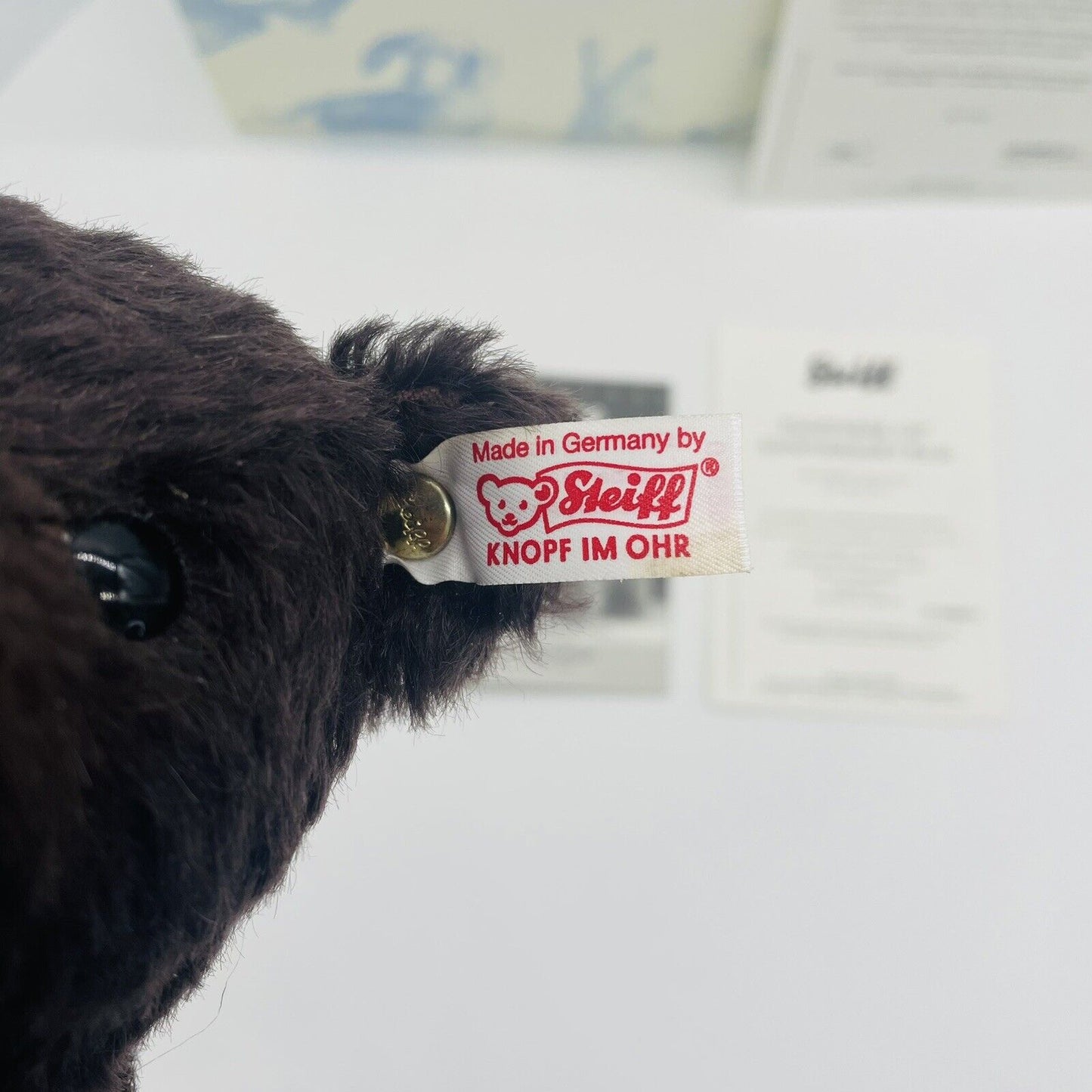 Steiff Teddybär 110th Anniversary PB 55 036293 limitiert 1902 aus 2012 26cm