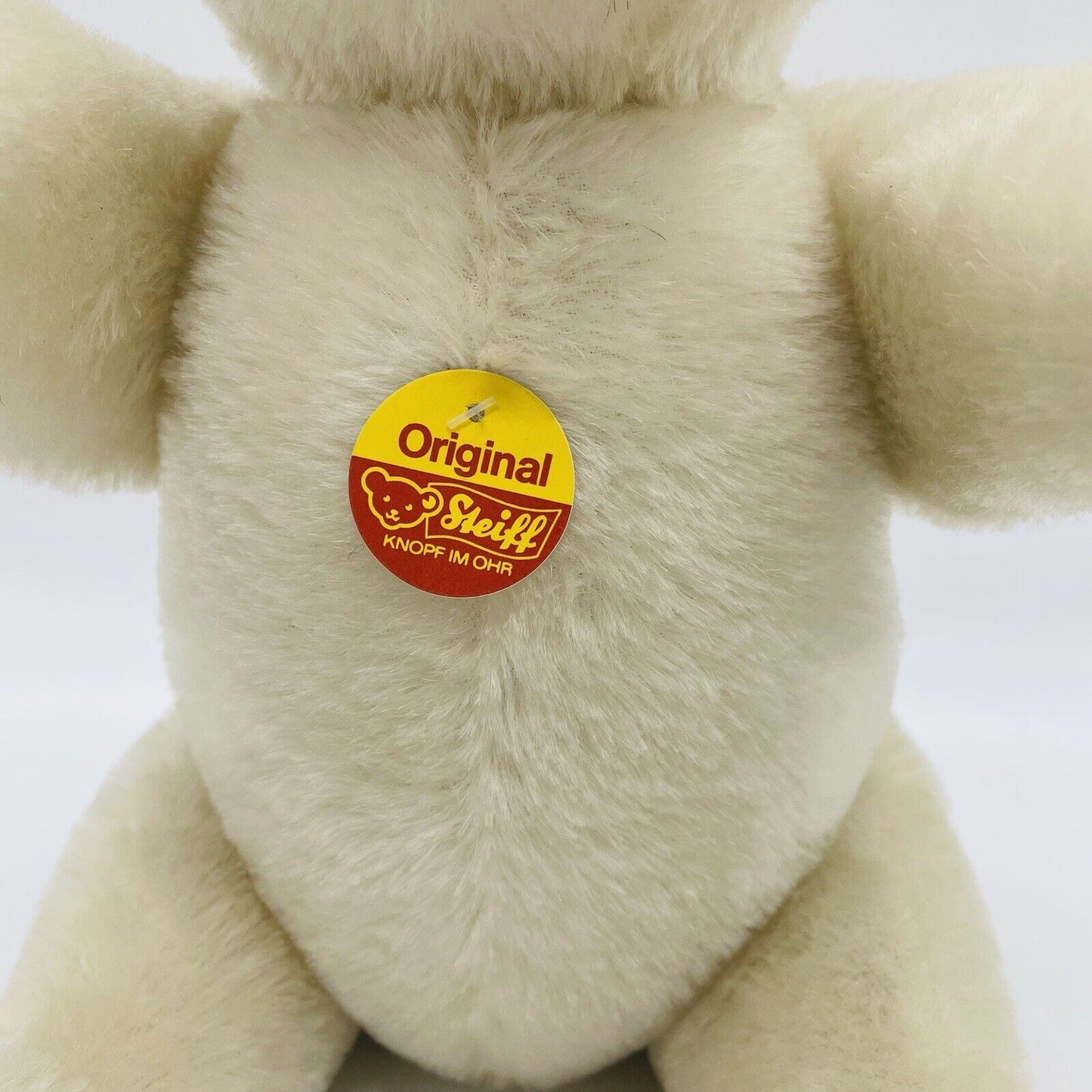 Steiff Set bestehend aus zwei Eisbären Mohair mit Brustschild ohne Fahne